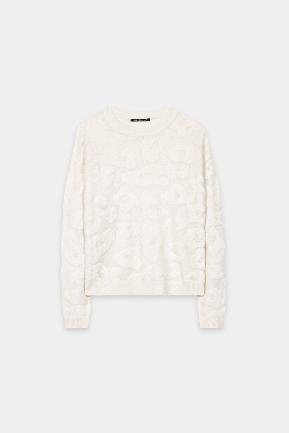 Sweater with leo pattern - cream - Standard
