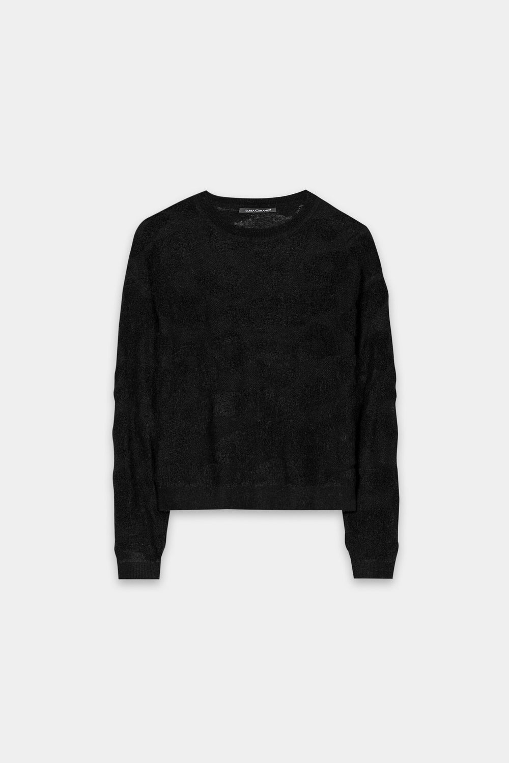 Sweater with leo pattern - pure black - Standard