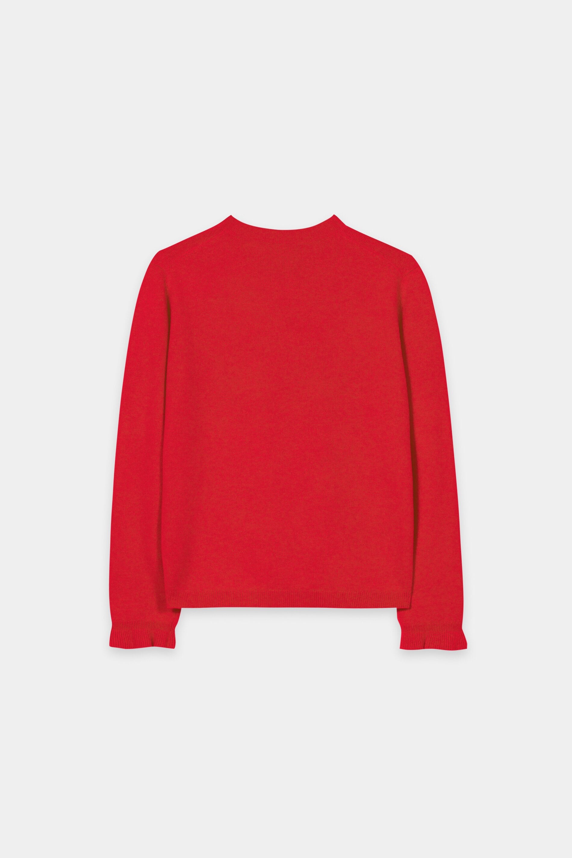 Pullover aus Kaschmir-Mix - cherry red - Standard | Artikel Rück