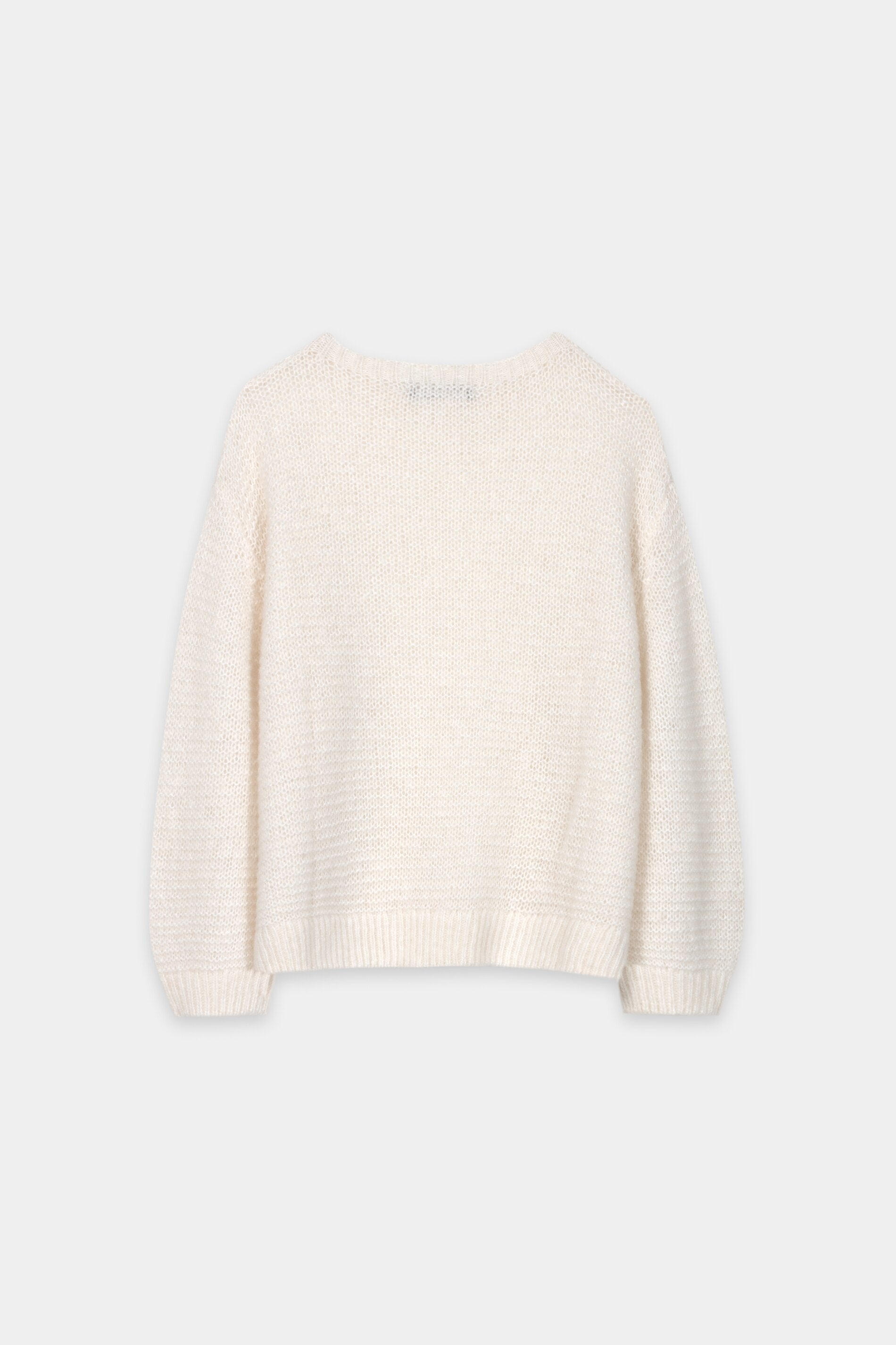 Pullover in Links-Struktur - cream - Standard | Artikel Rück