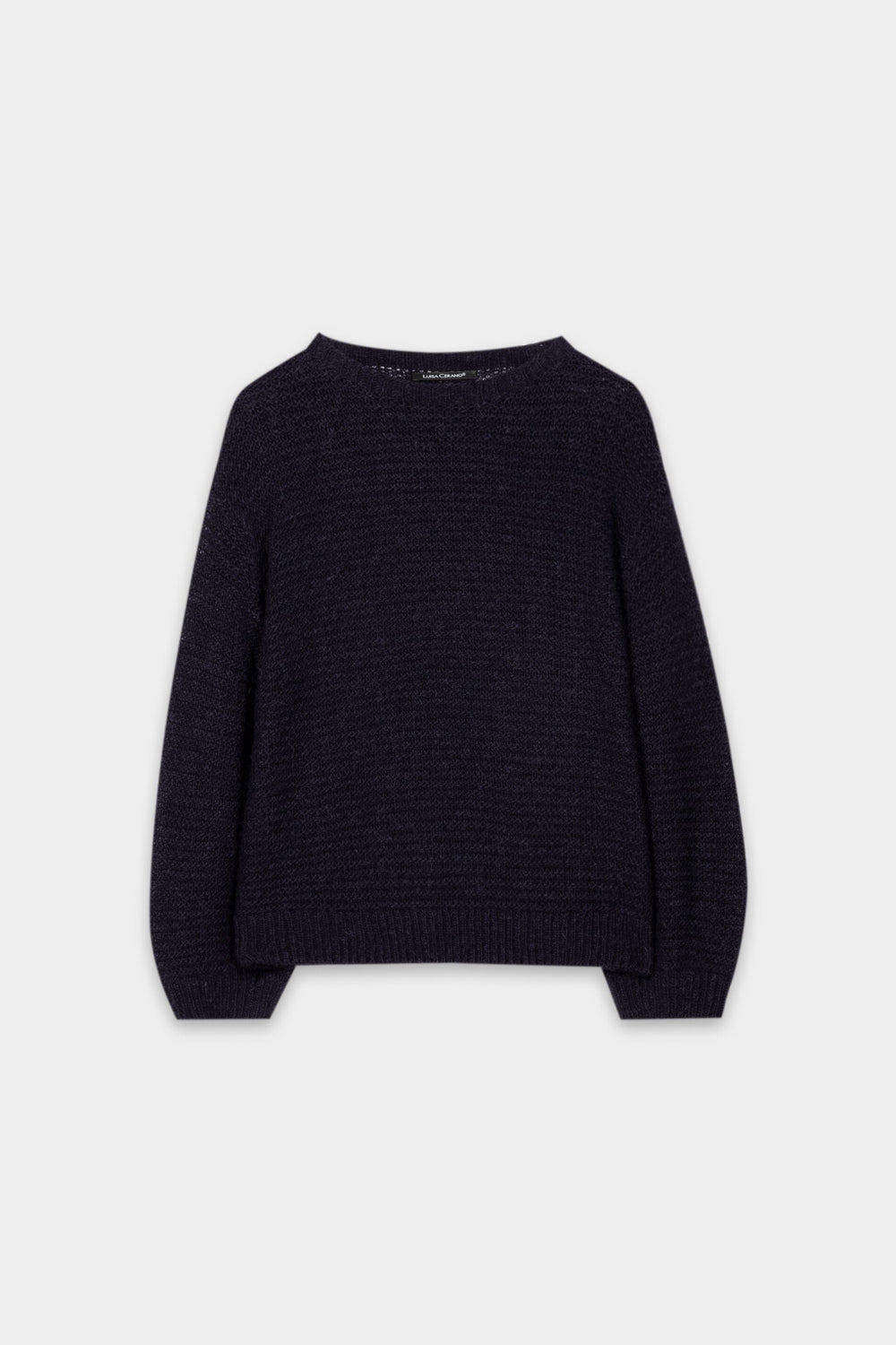 Pullover in Links-Struktur - navy blue - Standard