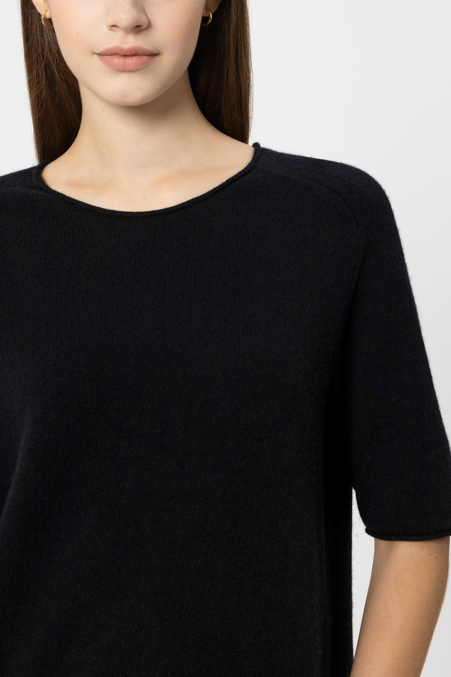 Pullover aus Kaschmir-Mix - pure black - Standard | Model Detail