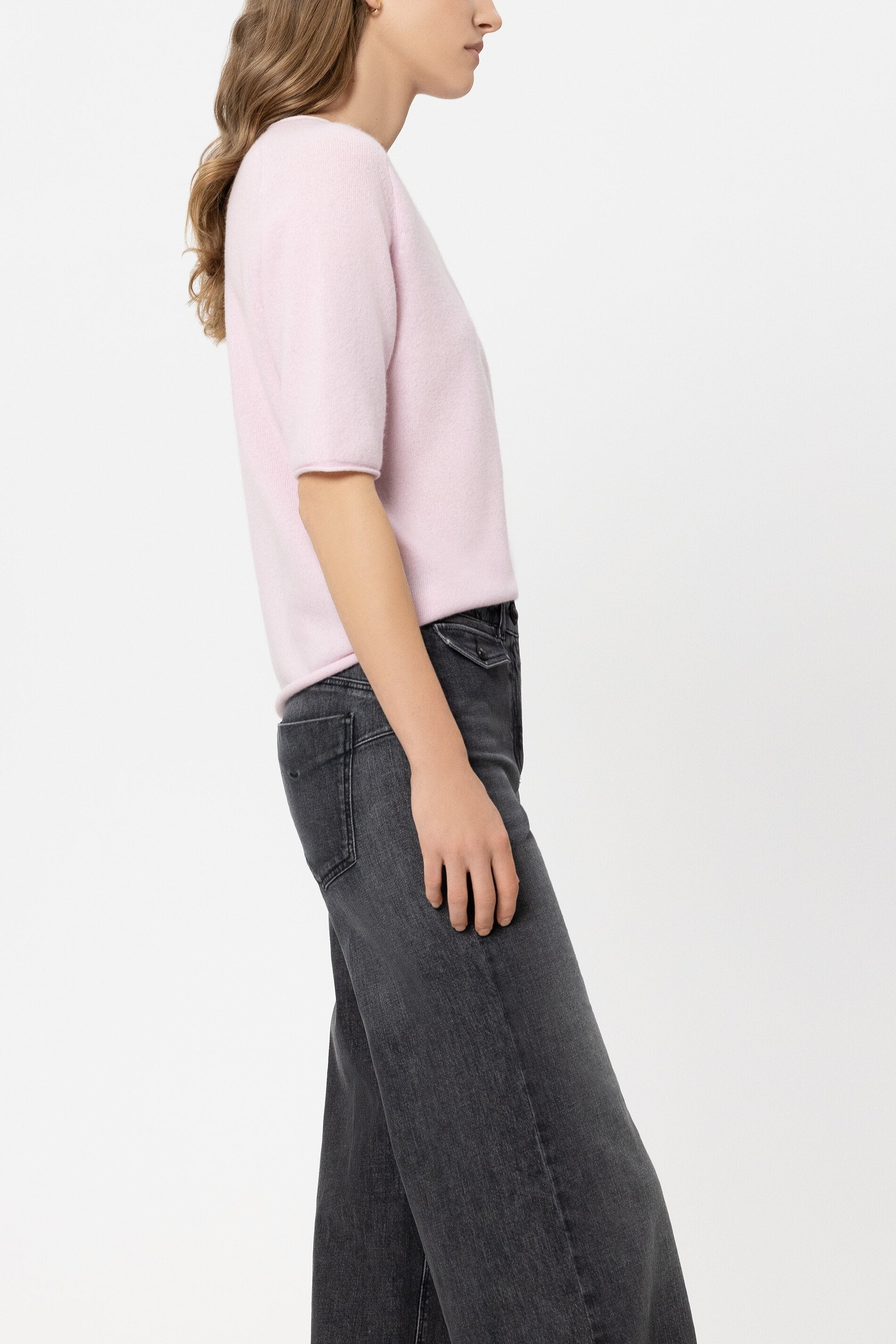 Pullover aus Kaschmir-Mix - creamy blush - Standard | Model Seite