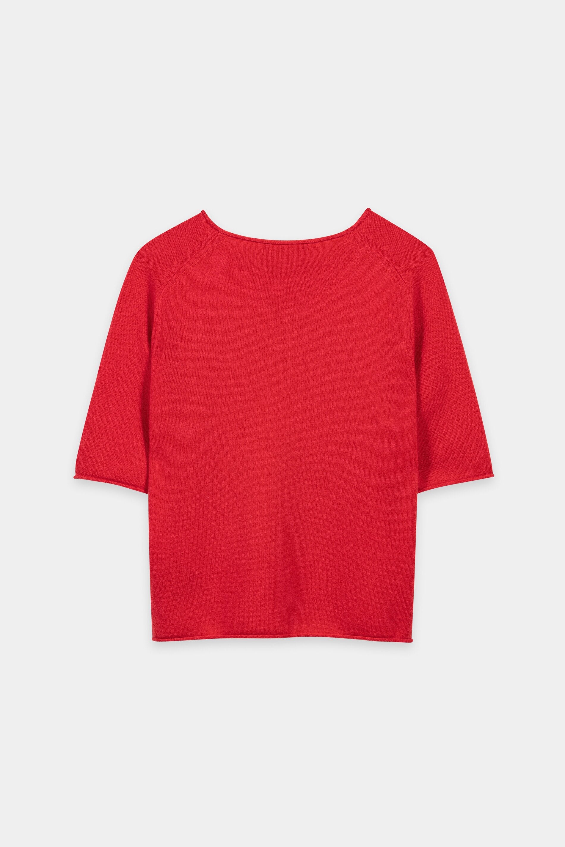 Cashmere-blend sweater - cherry red - Standard