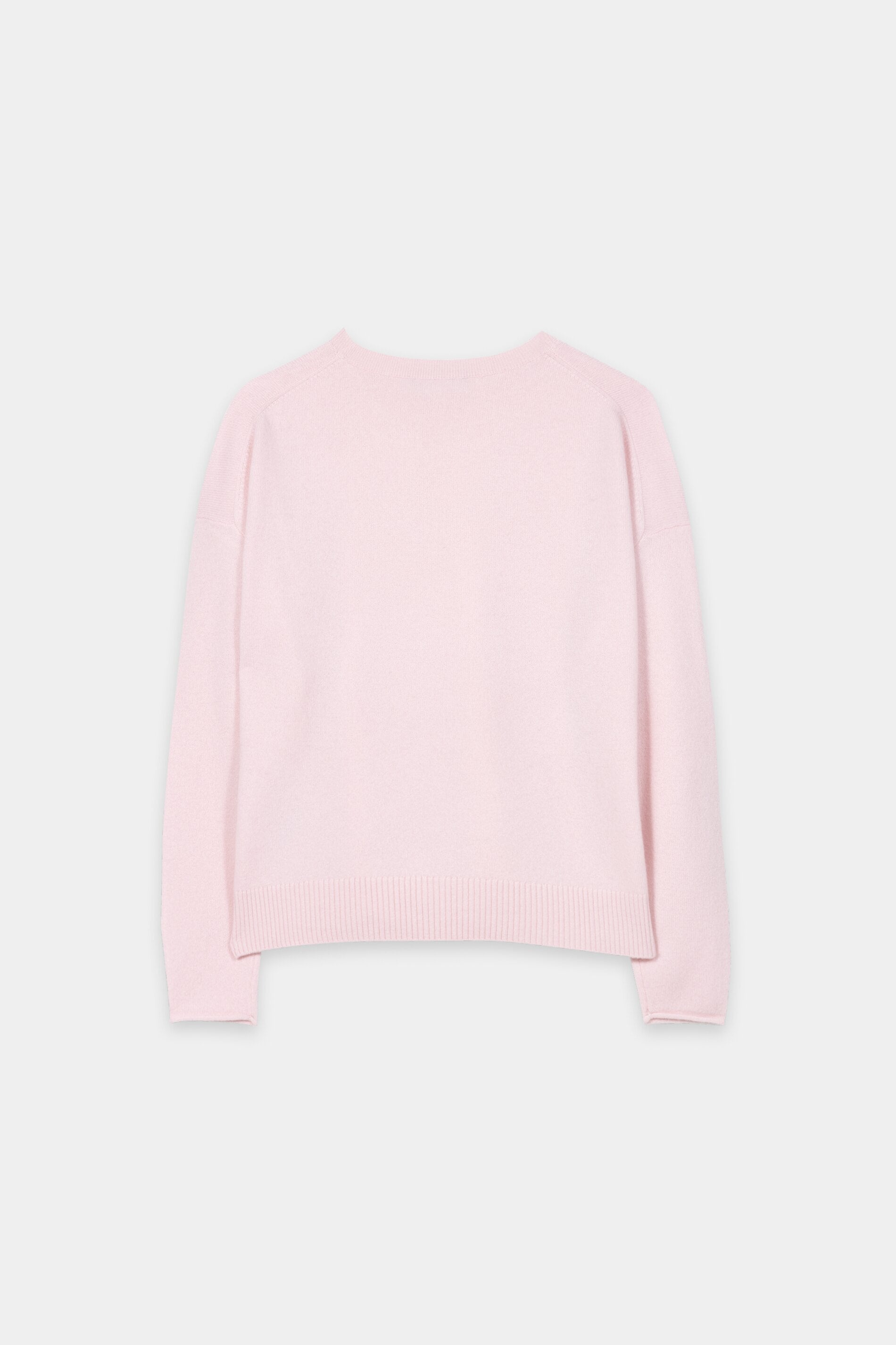 Cashmere-blend sweater - creamy blush - Standard