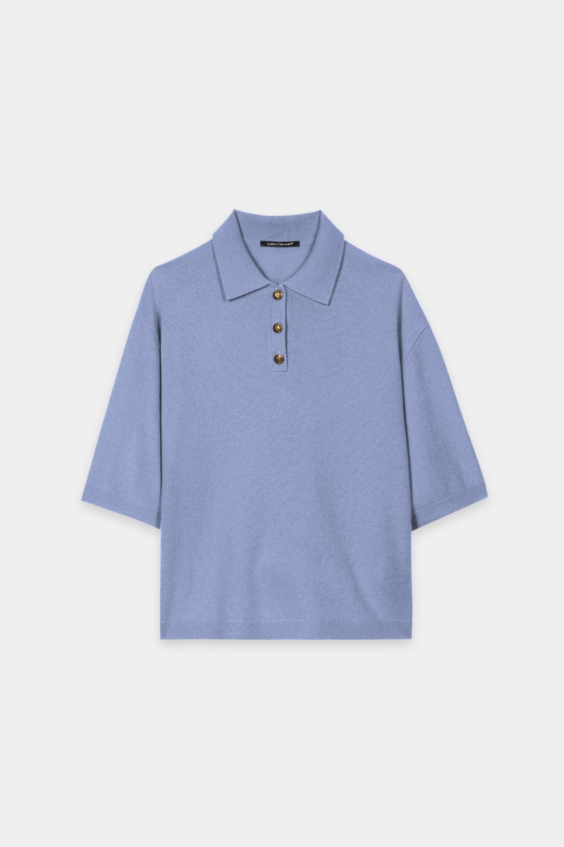 Cashmere-blend sweater - casual blue - Standard