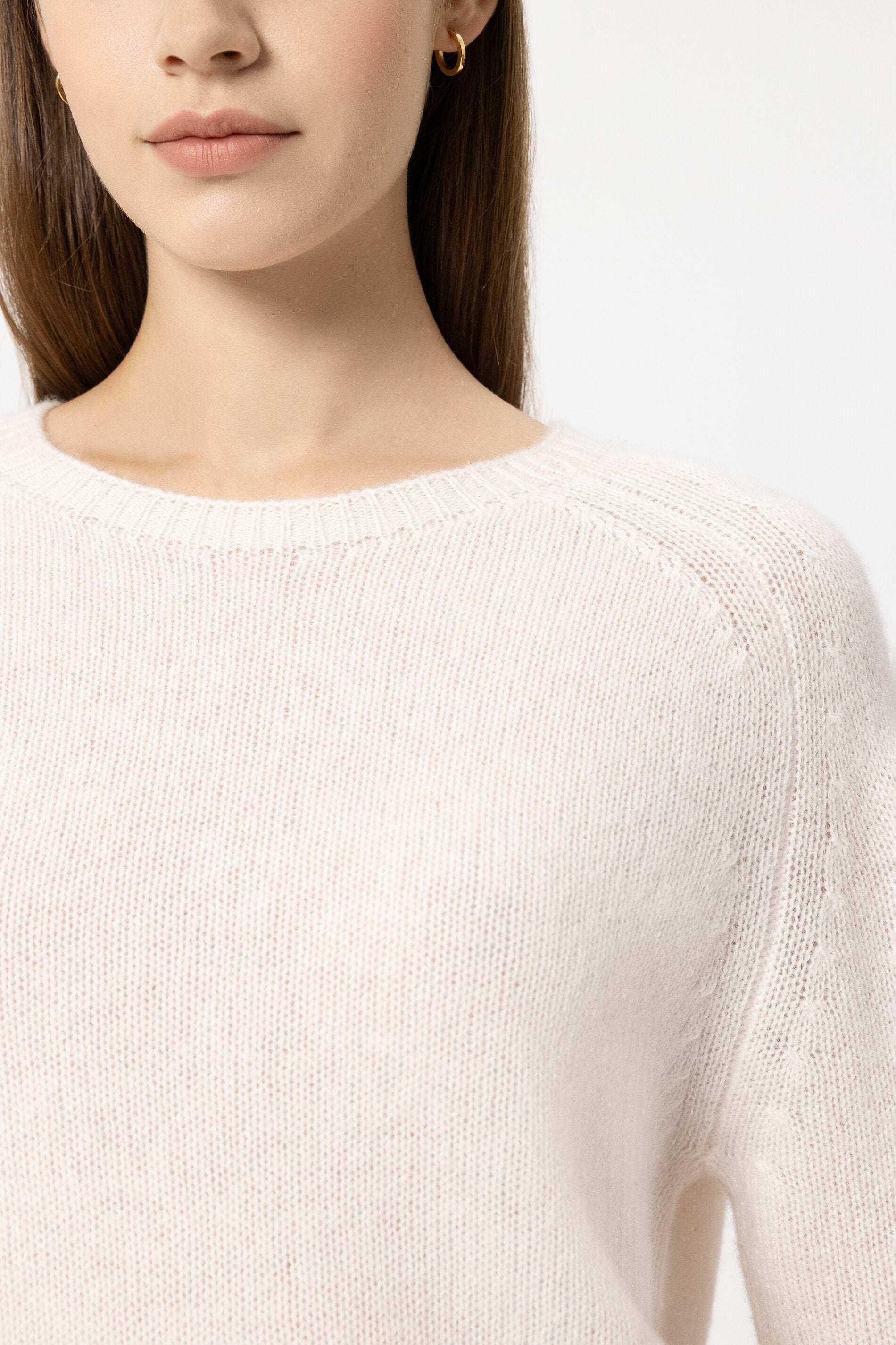 Pullover aus Kaschmir-Mix - cream - Standard | Model Detail