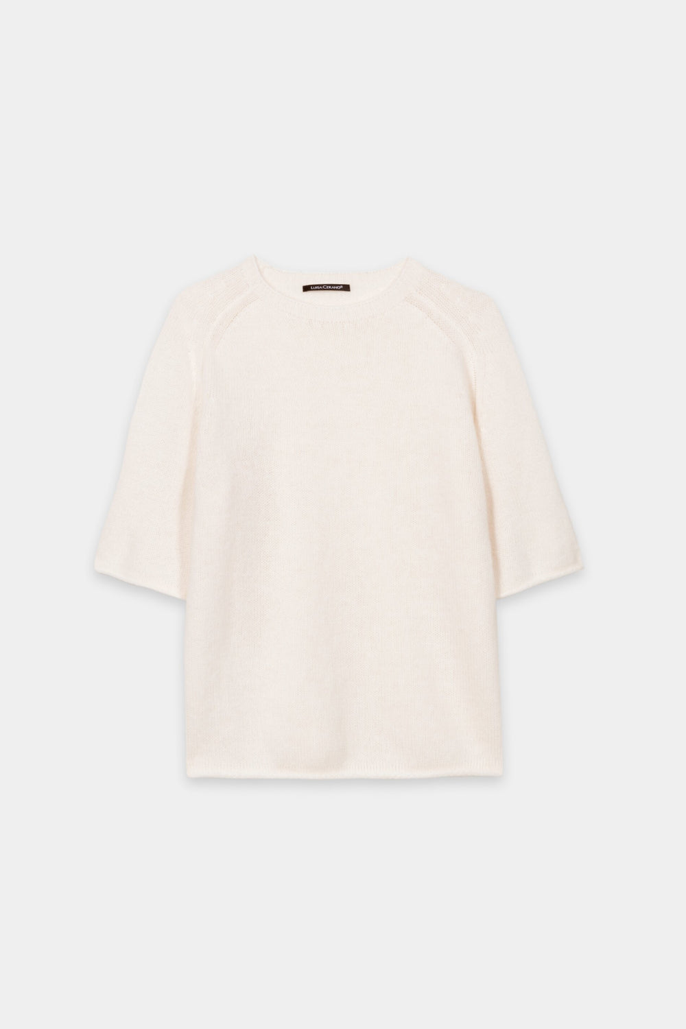 Cashmere-blend sweater - cream - Standard