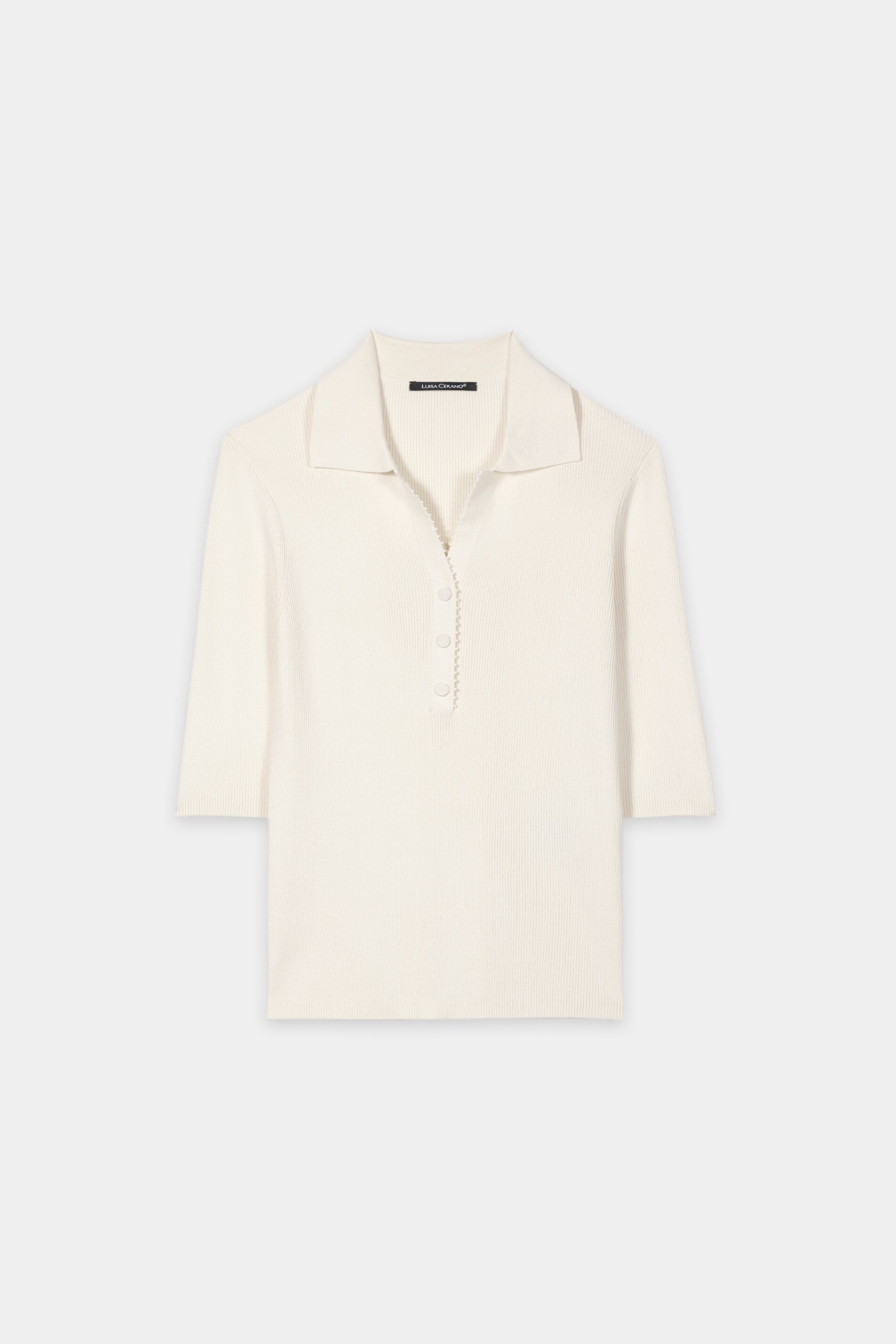 Polo mit Crochet-Details - milk - Standard | Artikel Front