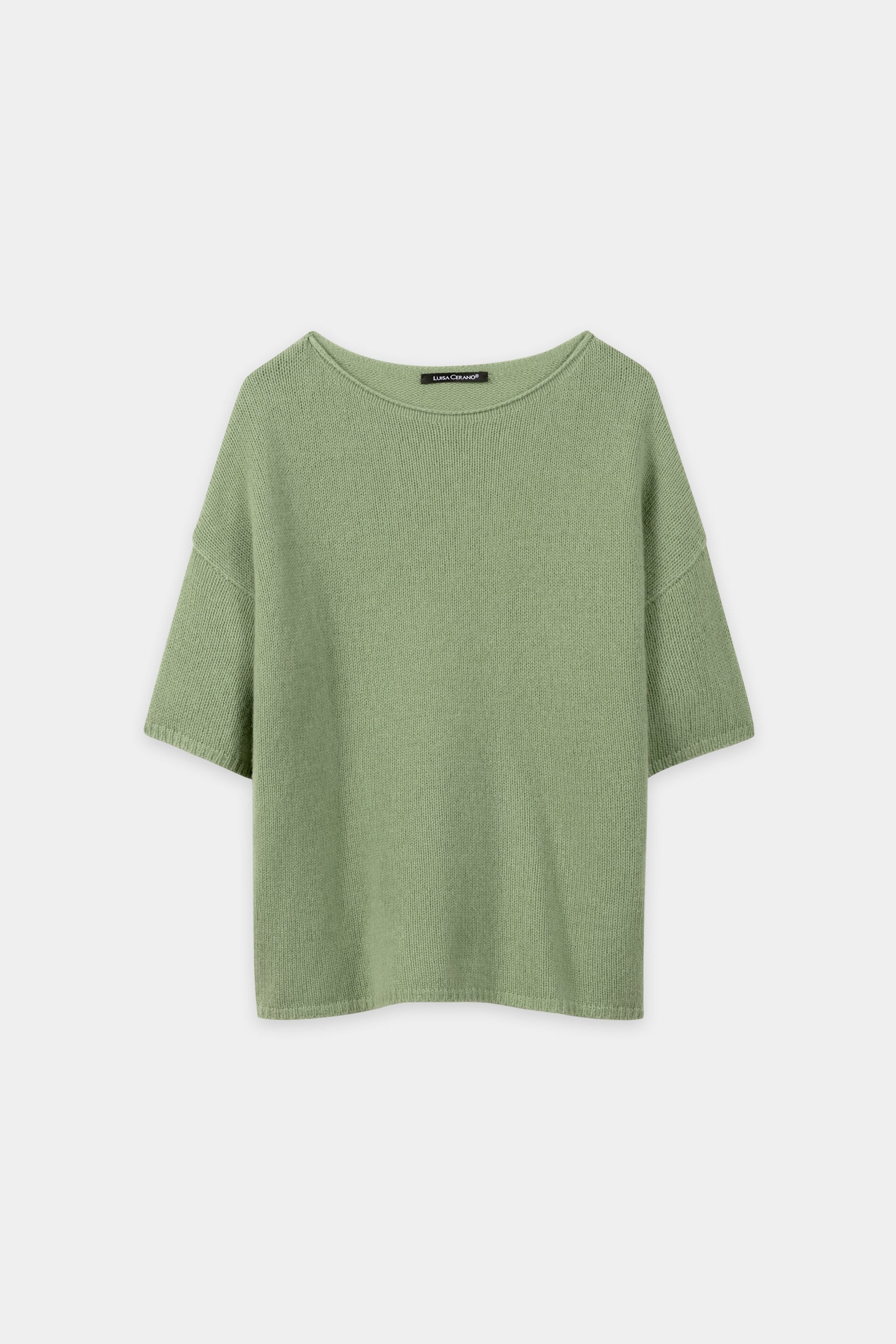 Pullover aus Kaschmir-Mix - moss green - Standard | Artikel Front