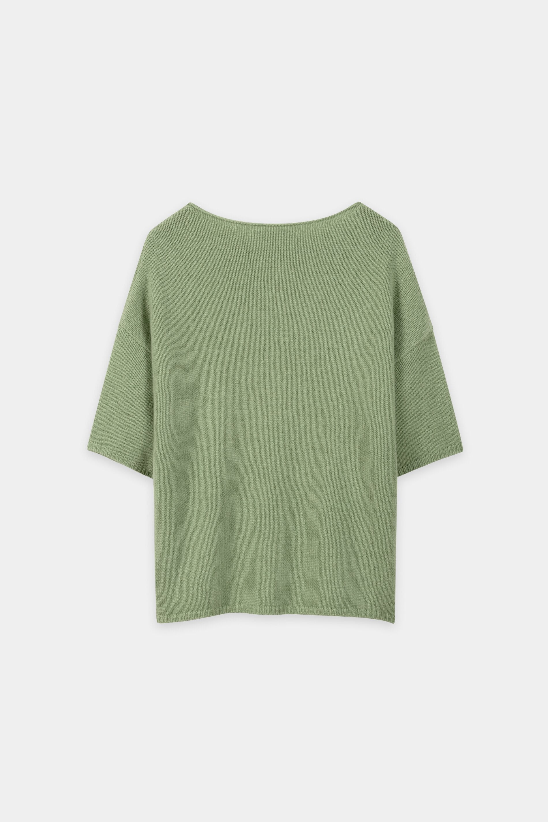 Cashmere-blend sweater - moss green - Standard