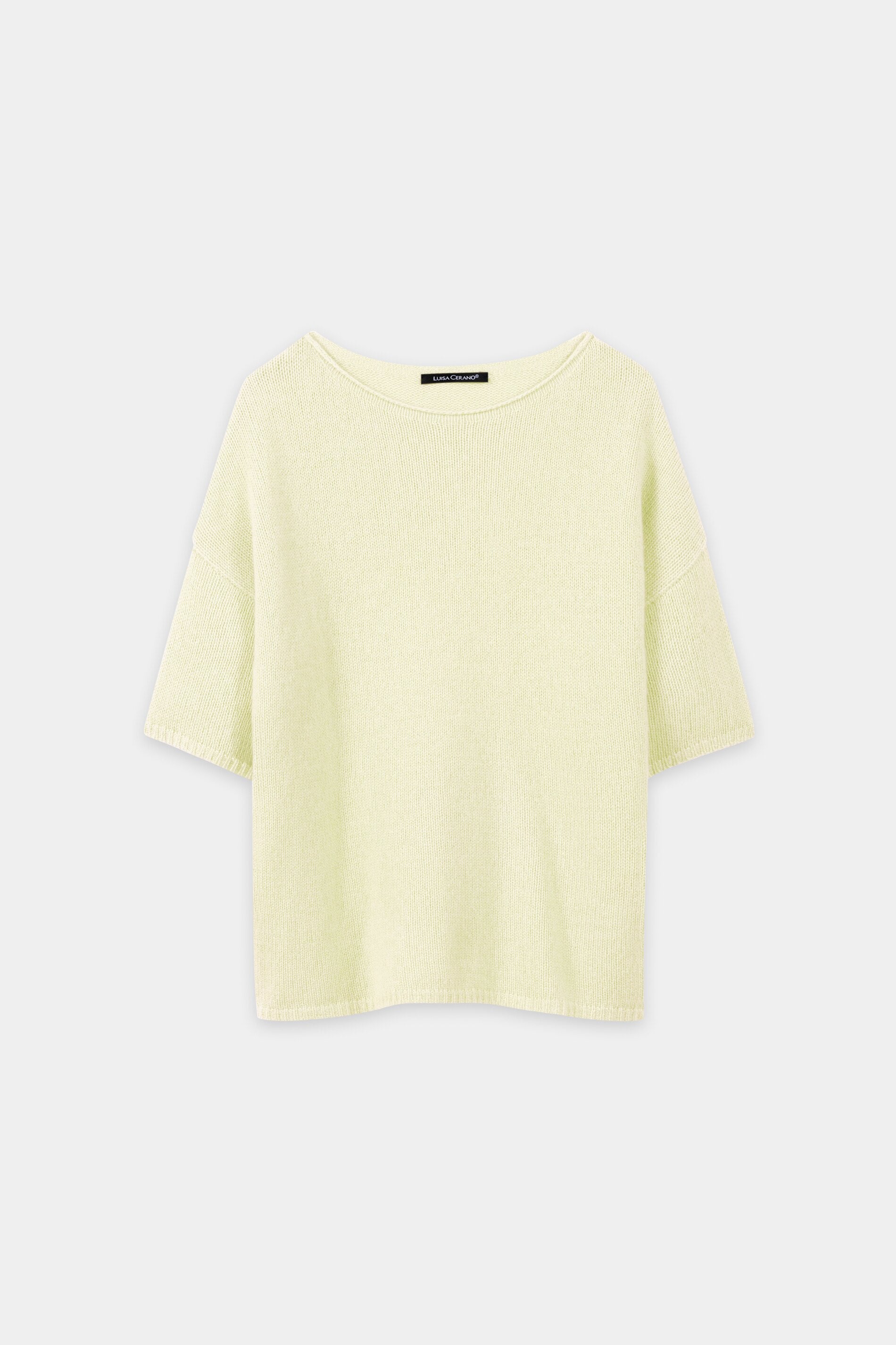 Cashmere-blend sweater - moss green - Standard