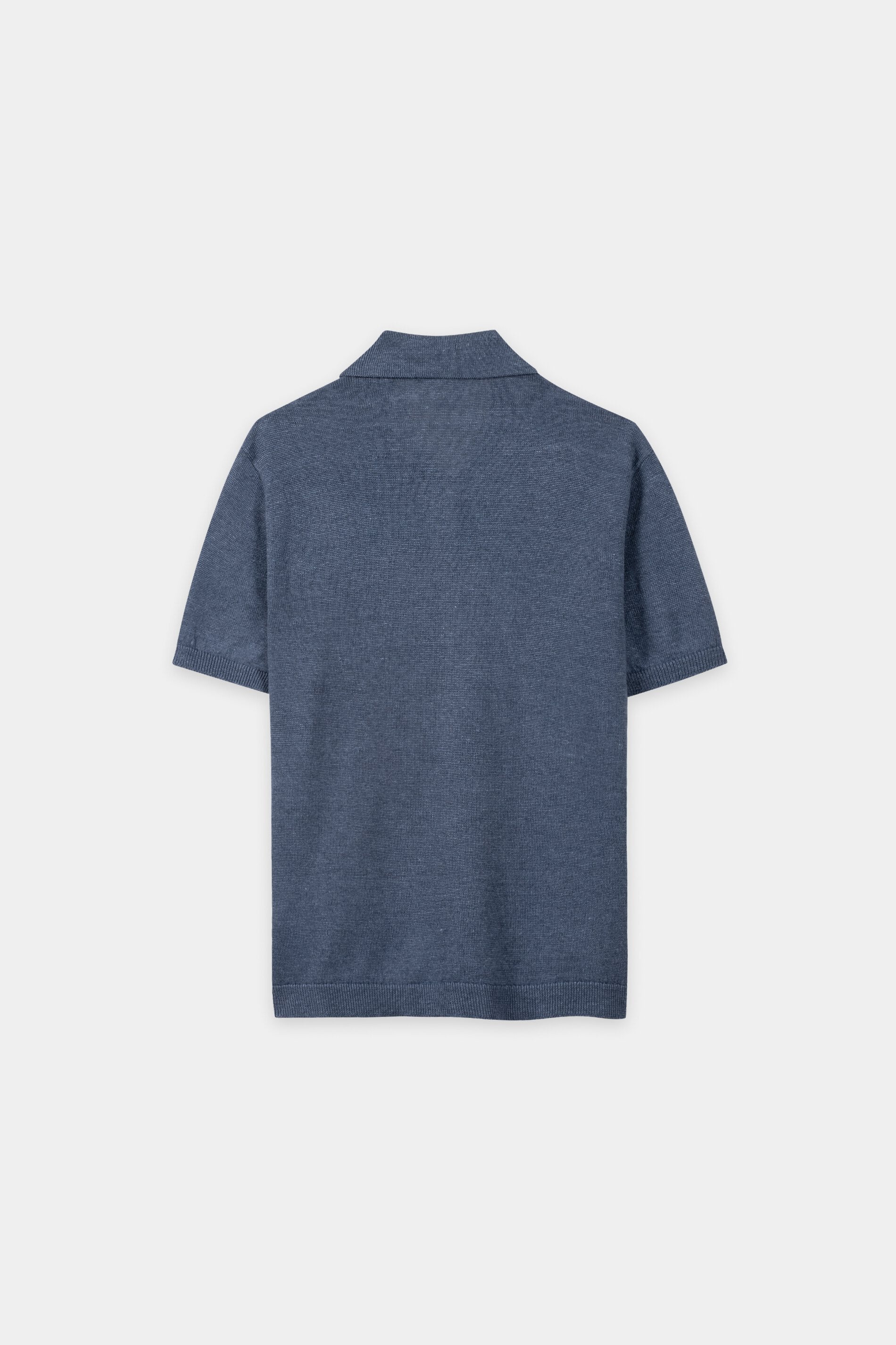 Leinen-Polo - tinted blue - Standard | Artikel Rück