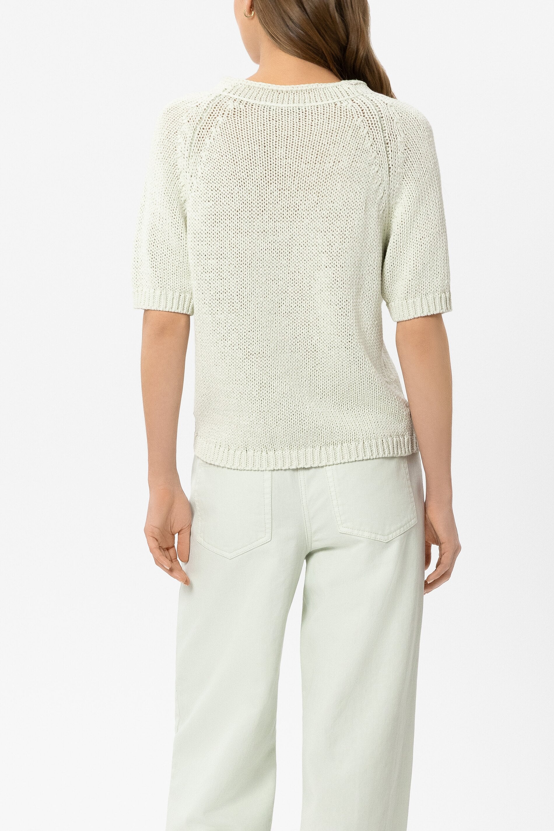 Linen-blend sweater - pistachio - Standard