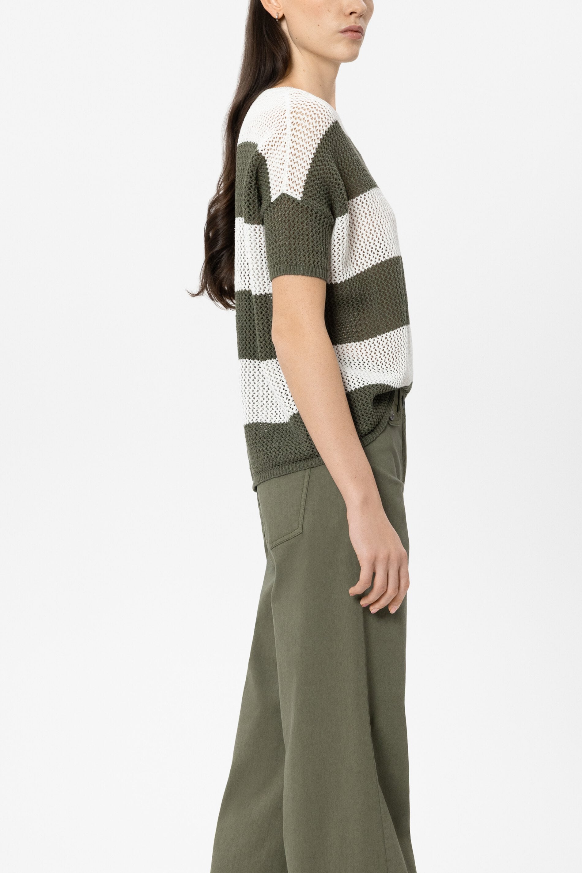 Pullover aus Leinen-Mix - multi - Standard