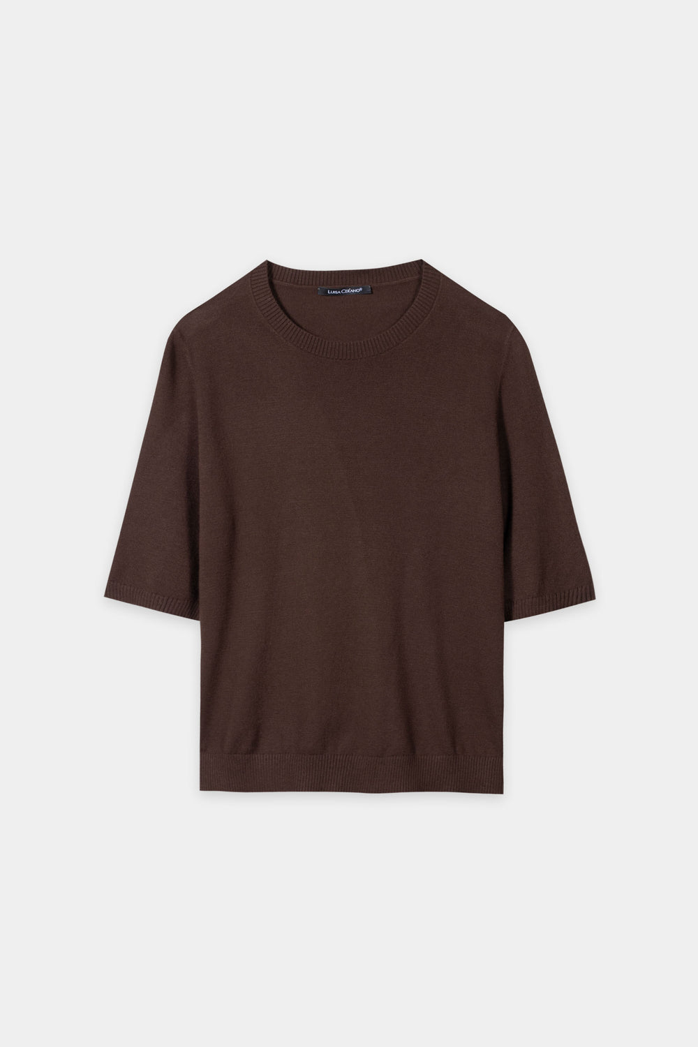 Pullover aus Woll-Mix - marone - Standard