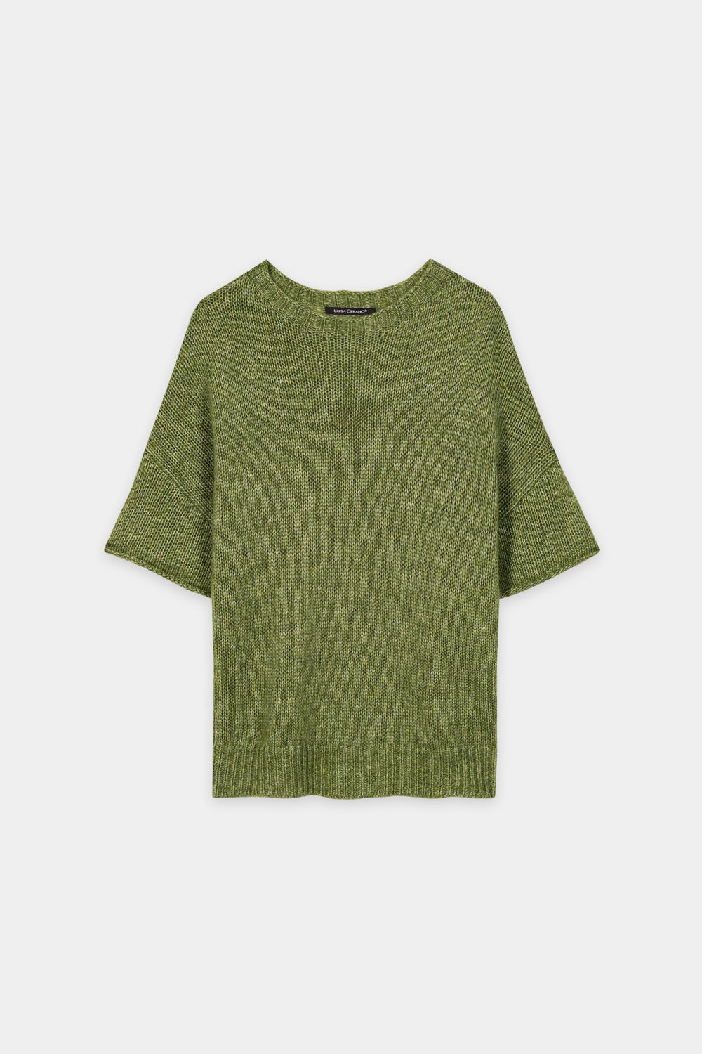 Pull en mélange alpaga - vert matcha - Standard
