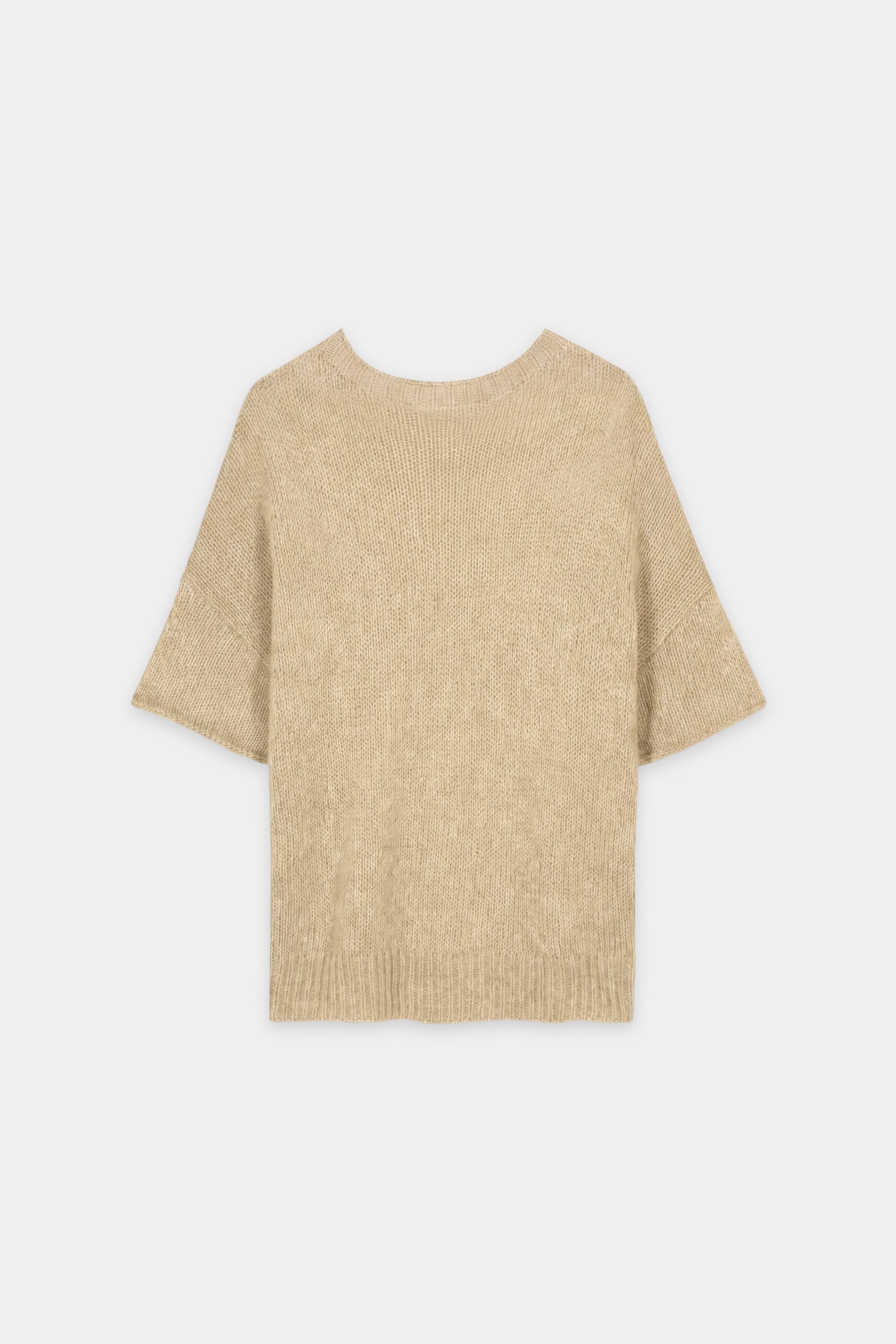 Pullover aus Alpaka-Mix - butter yellow - Standard | Artikel Rück