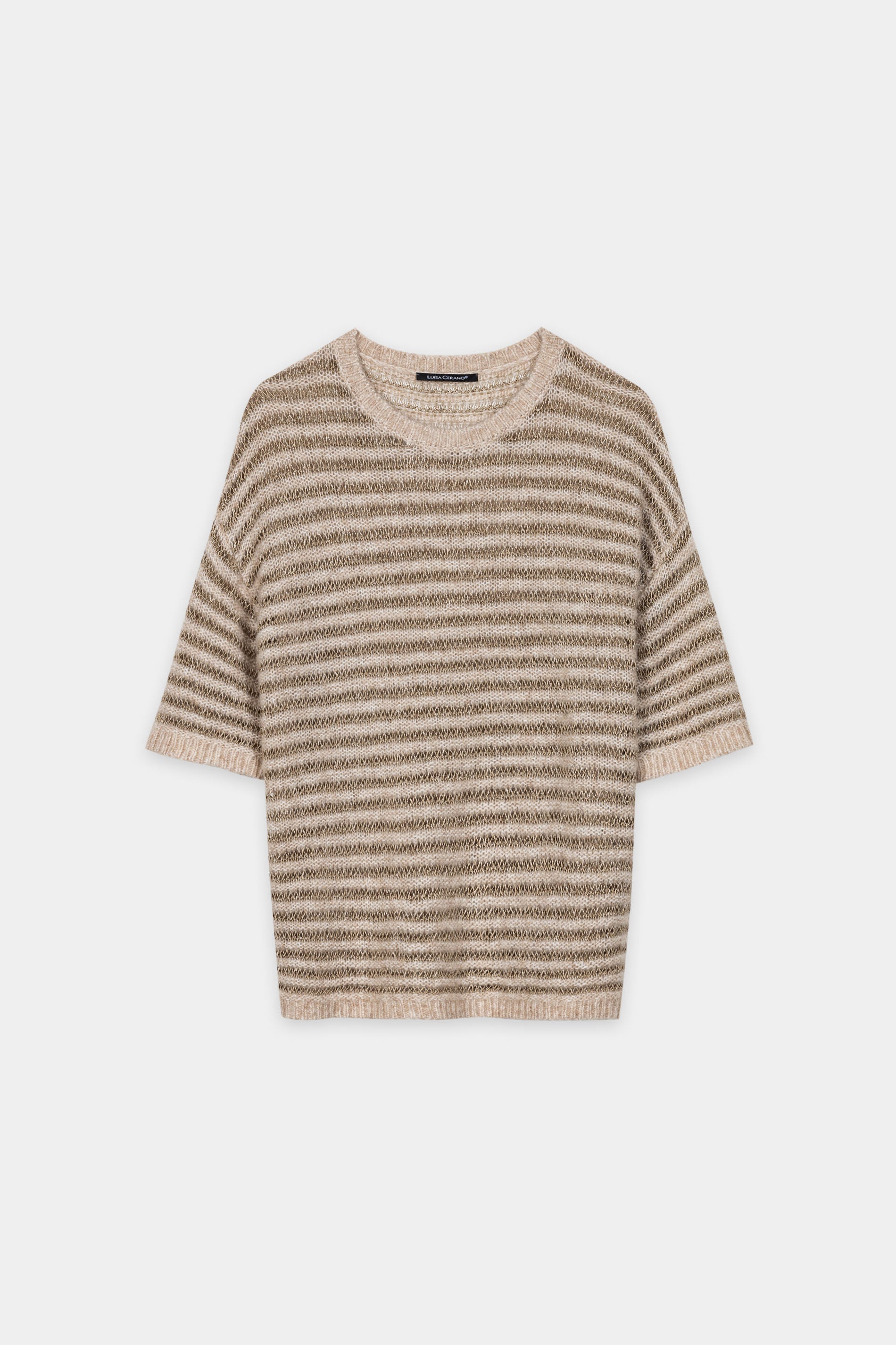 Pullover aus Alpaka-Mix - nude - Standard | Artikel Front