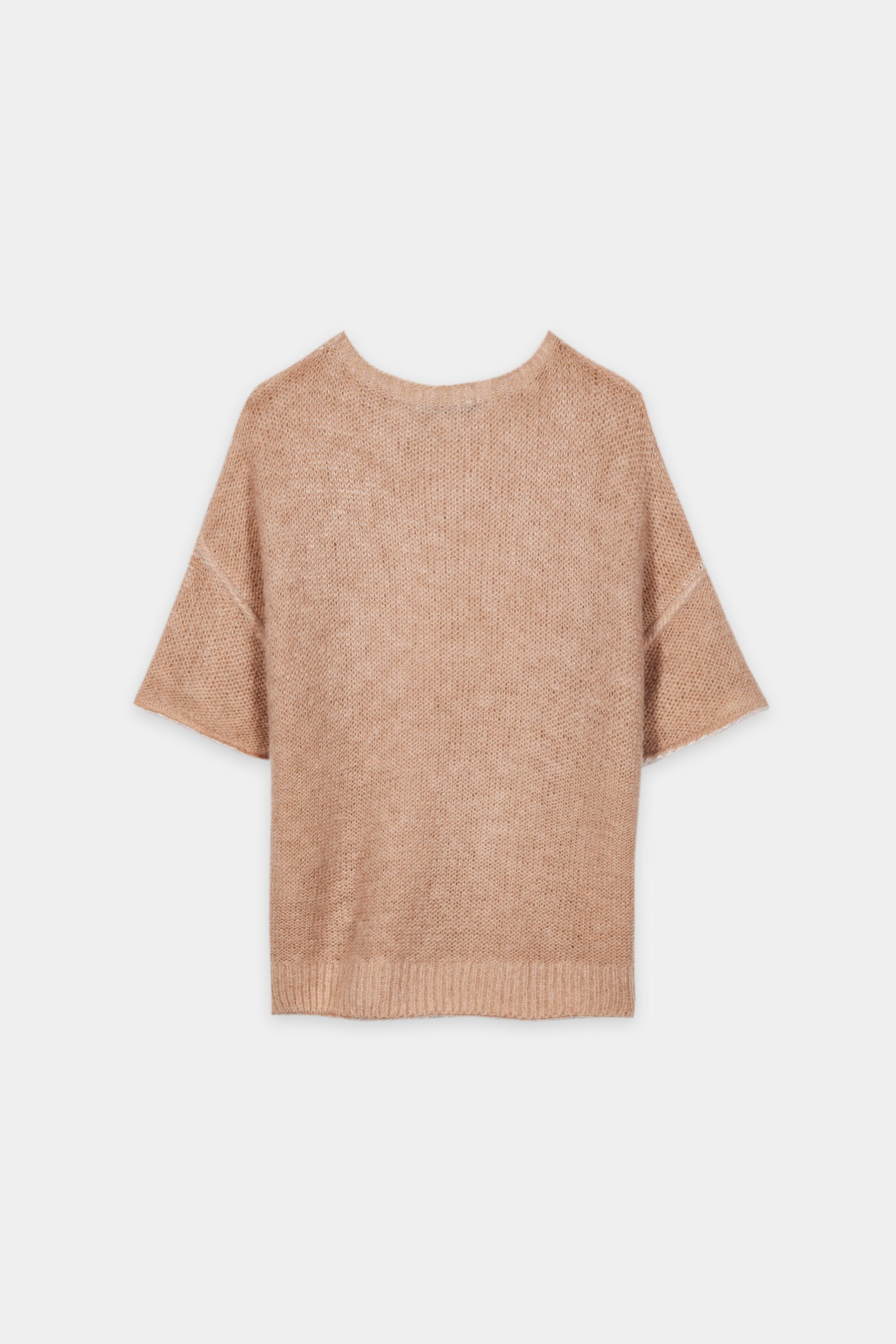 Pullover aus Alpaka-Mix - nude - Standard | Artikel Rück