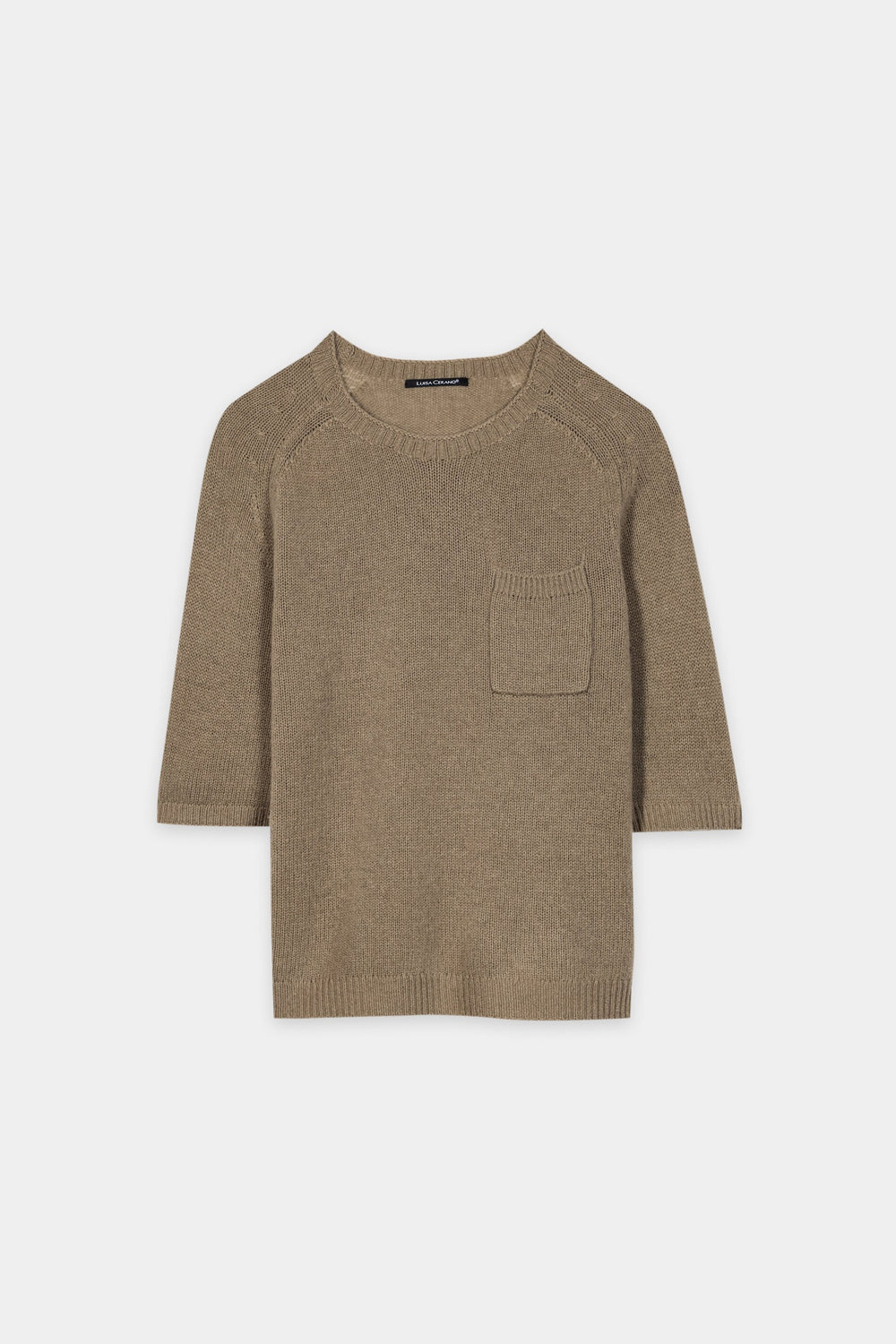Sweater made of cashmere blend - sage - Standard