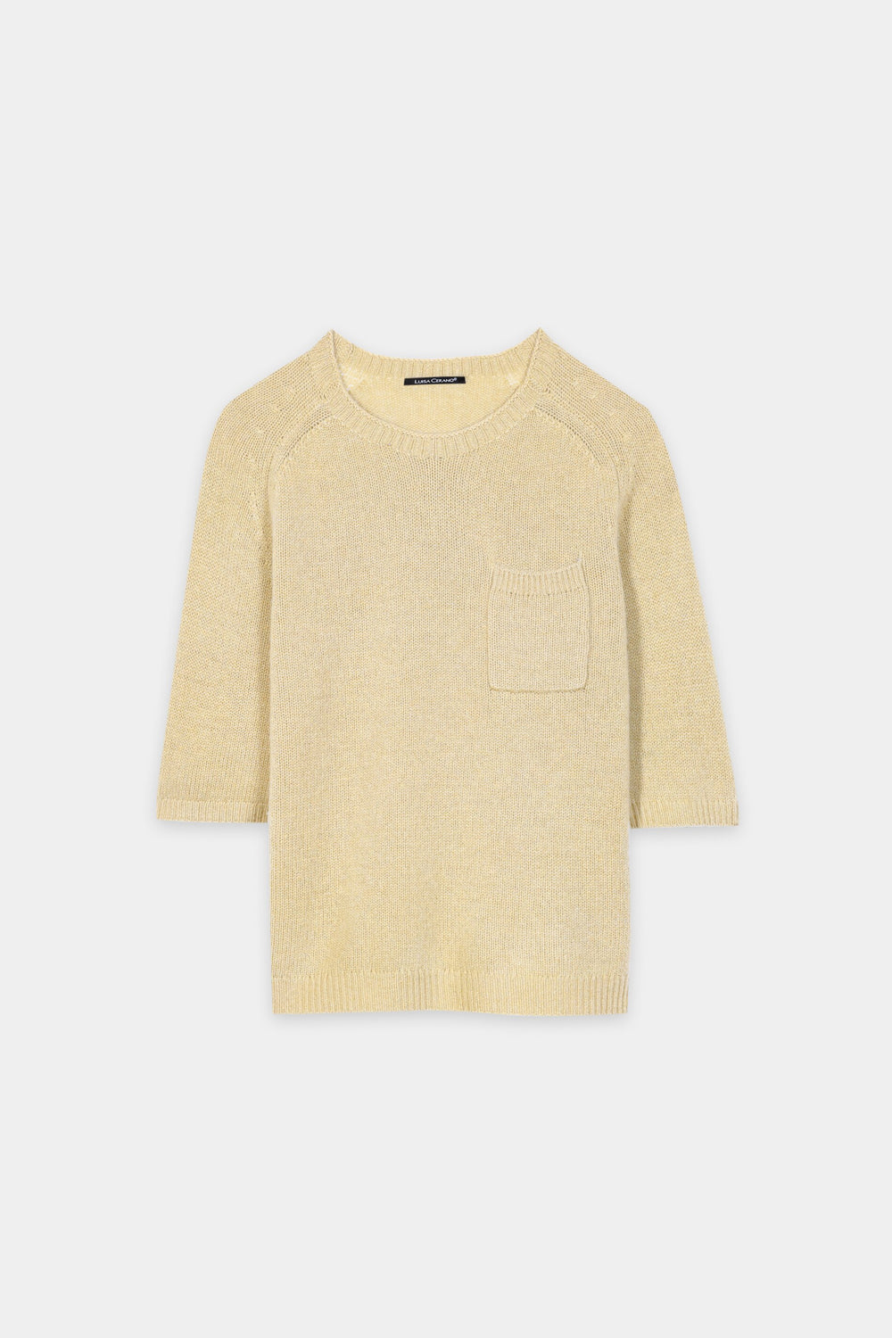 Sweater made of cashmere blend - butter yellow - Standard