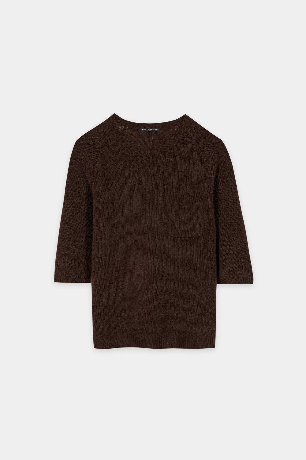 Pullover aus Kaschmir-Mix - marone - Standard