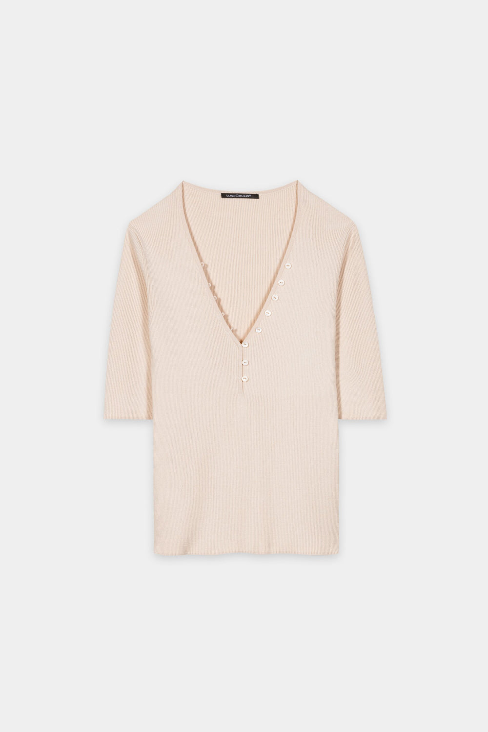 Feinstrick-Pullover - powder - Standard