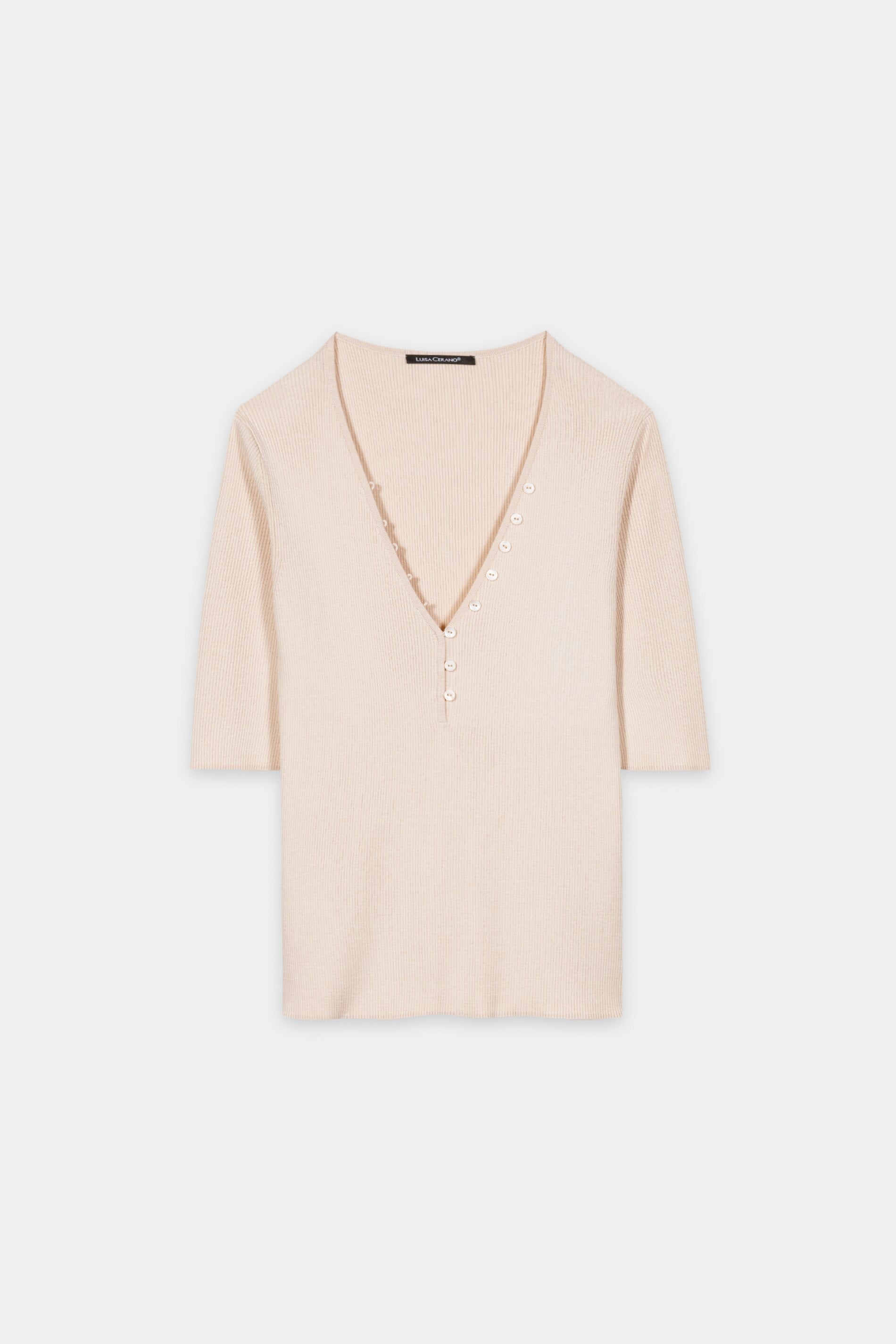 Feinstrick-Pullover - powder - Standard | Artikel Front
