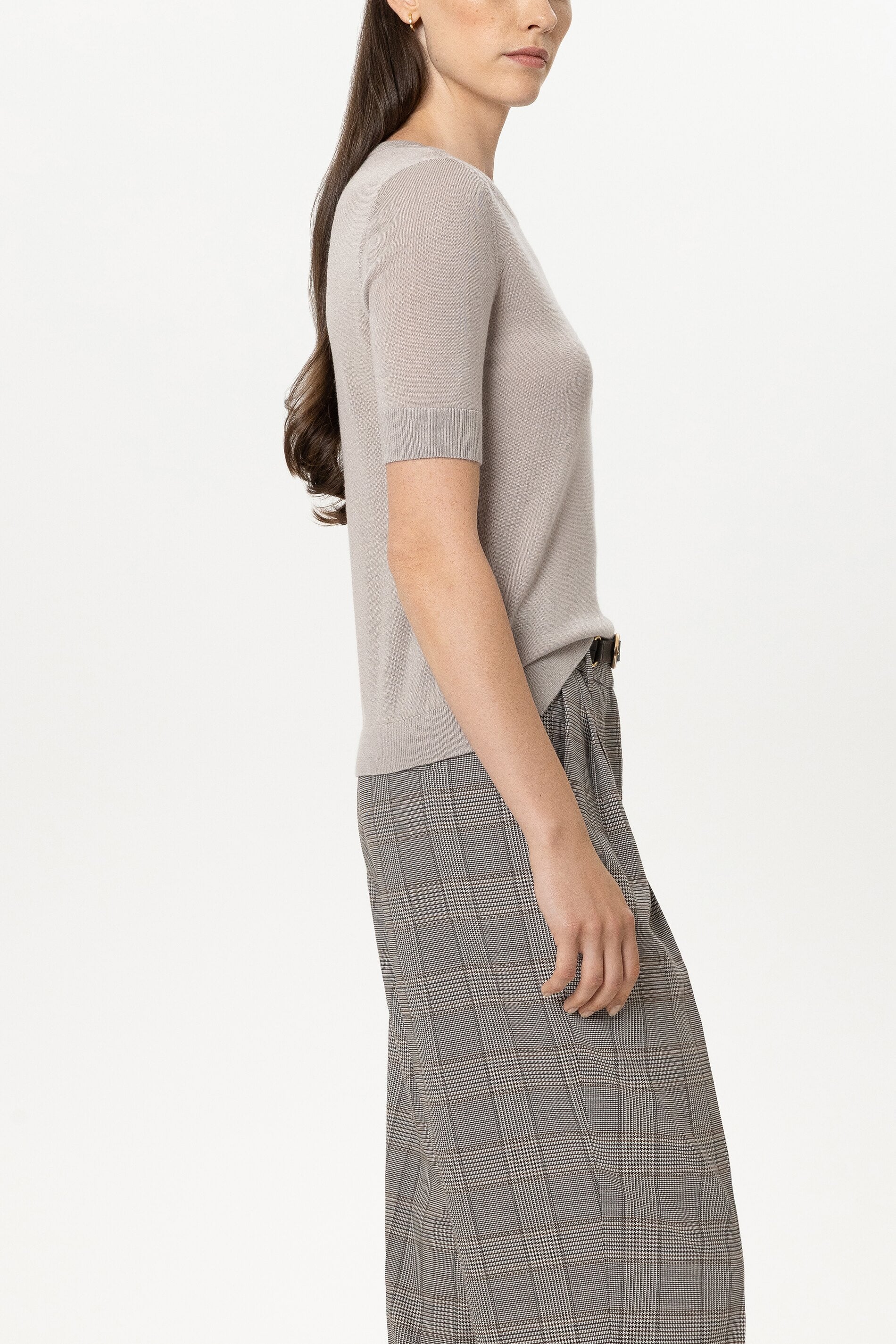Pullover aus Woll-Mix - pearl - Standard | Model Seite