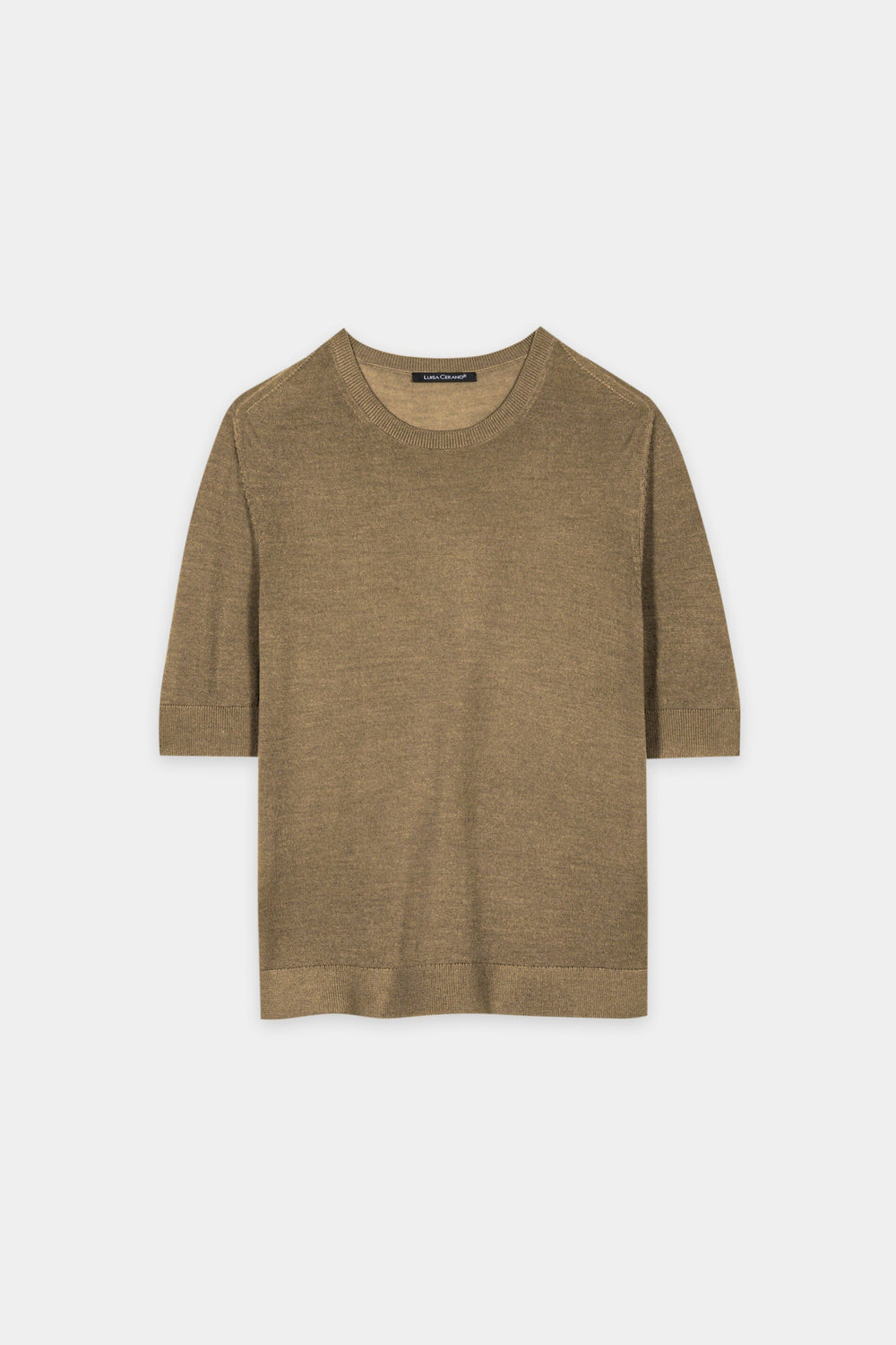 Pull en mélange laine - sauge - Standard