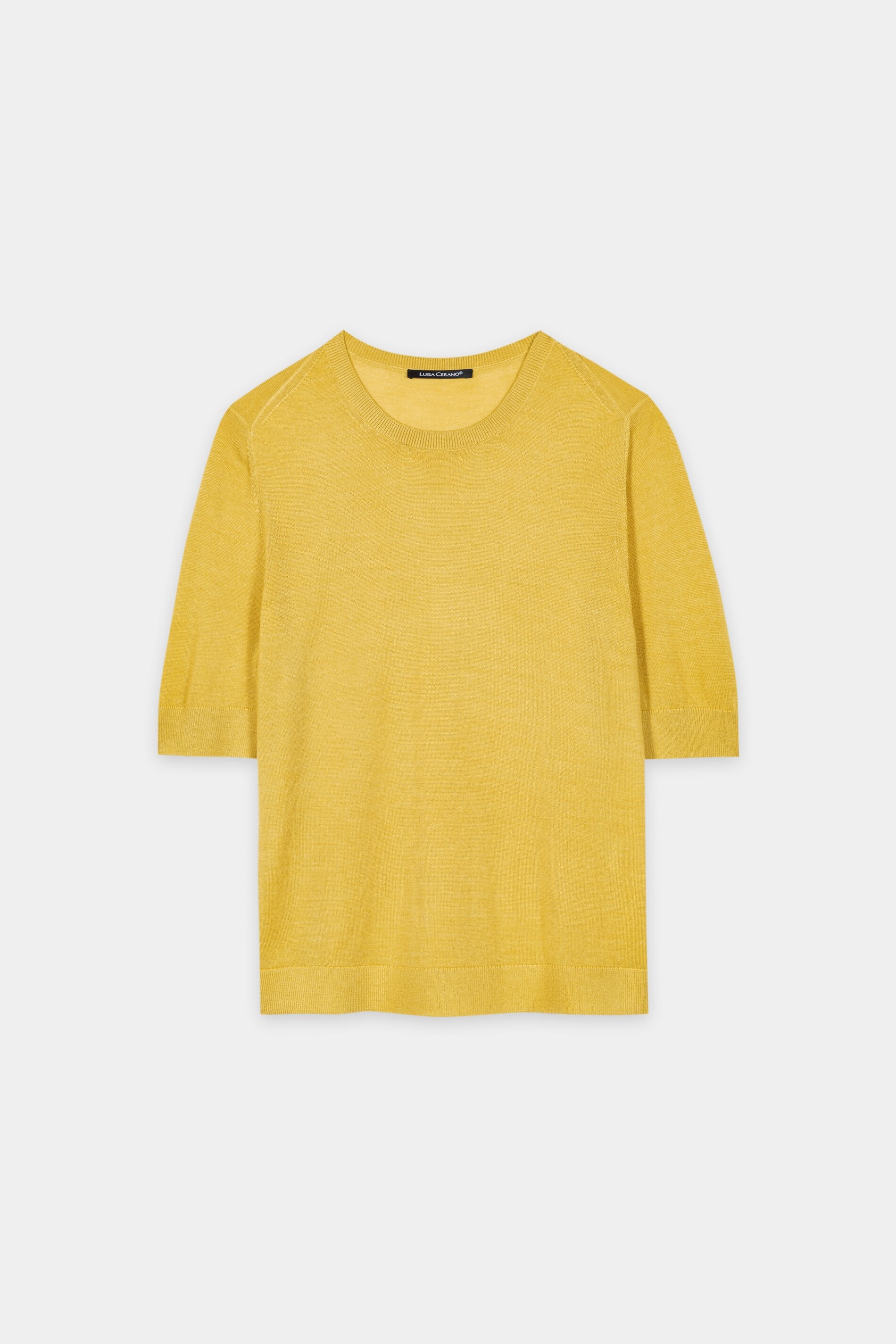 Pullover aus Woll-Mix - signal yellow - Standard | Artikel Front