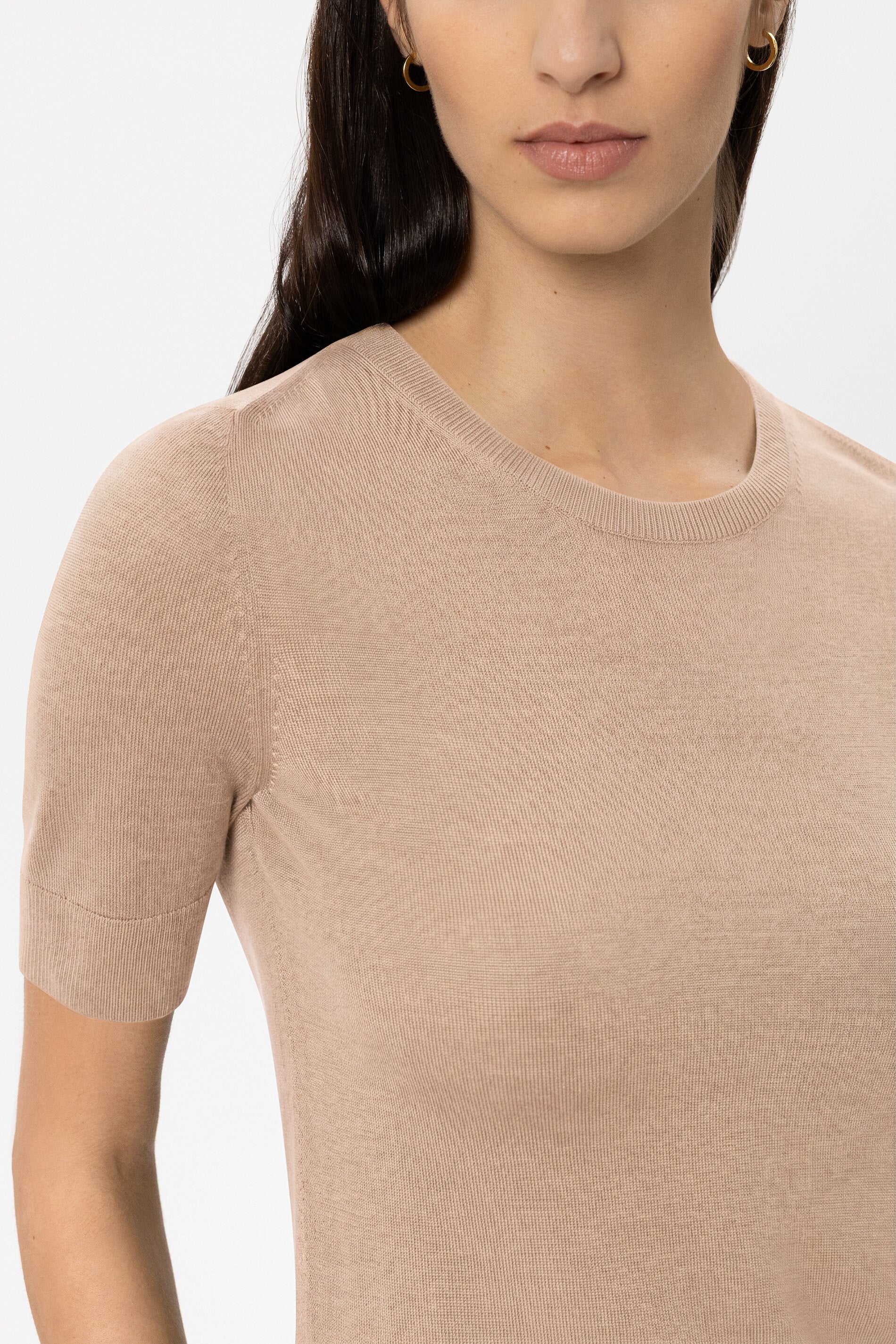 Pullover aus Woll-Mix - cappuccino - Standard | Model Detail