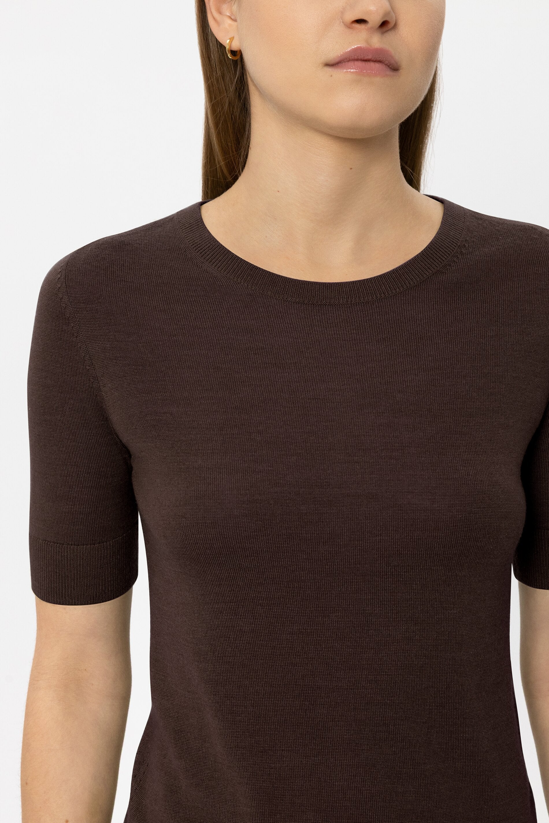 Pullover aus Woll-Mix - marone - Standard | Model Detail