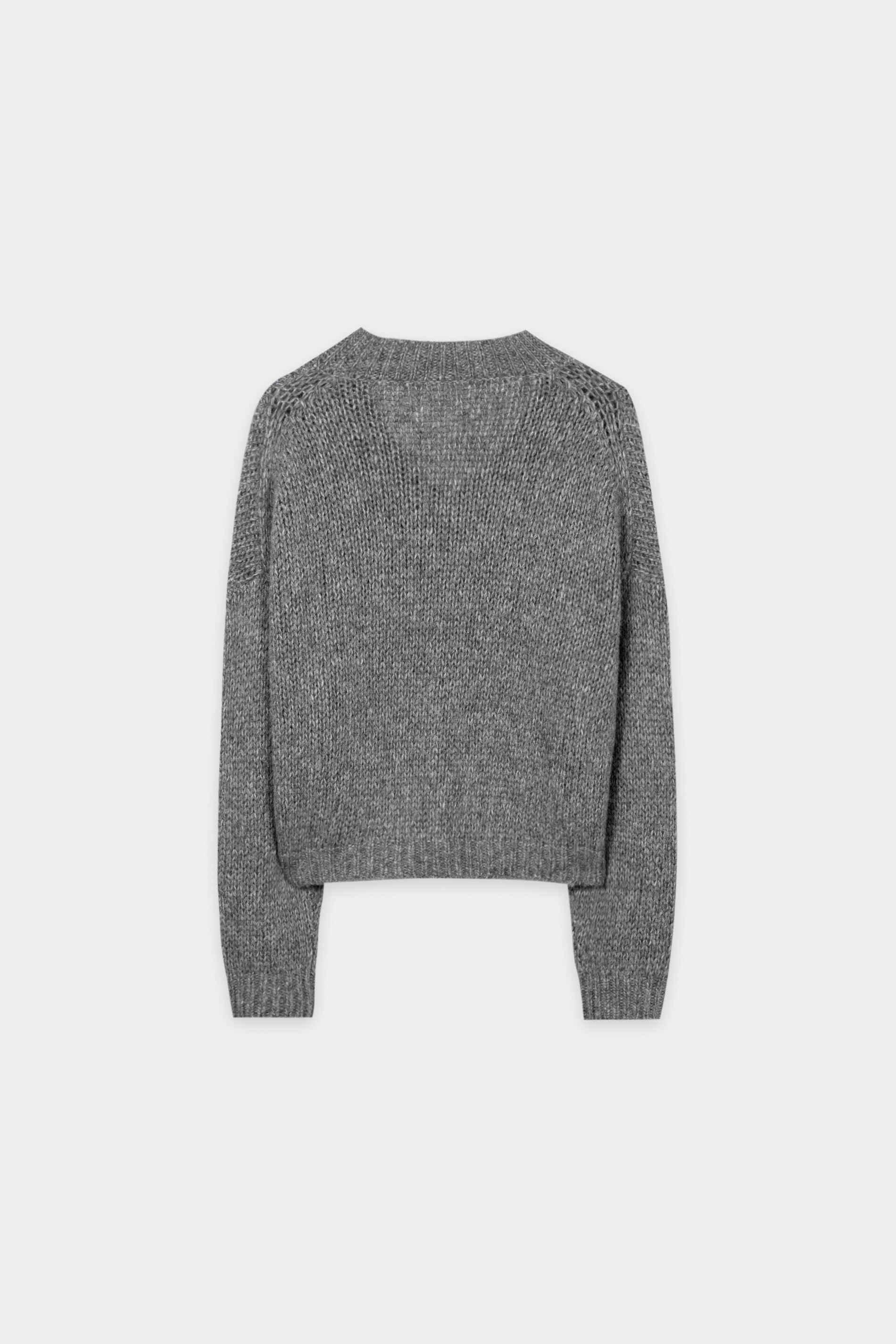V-Pullover aus Alpaka-Mix - multi - Standard | Artikel Rück