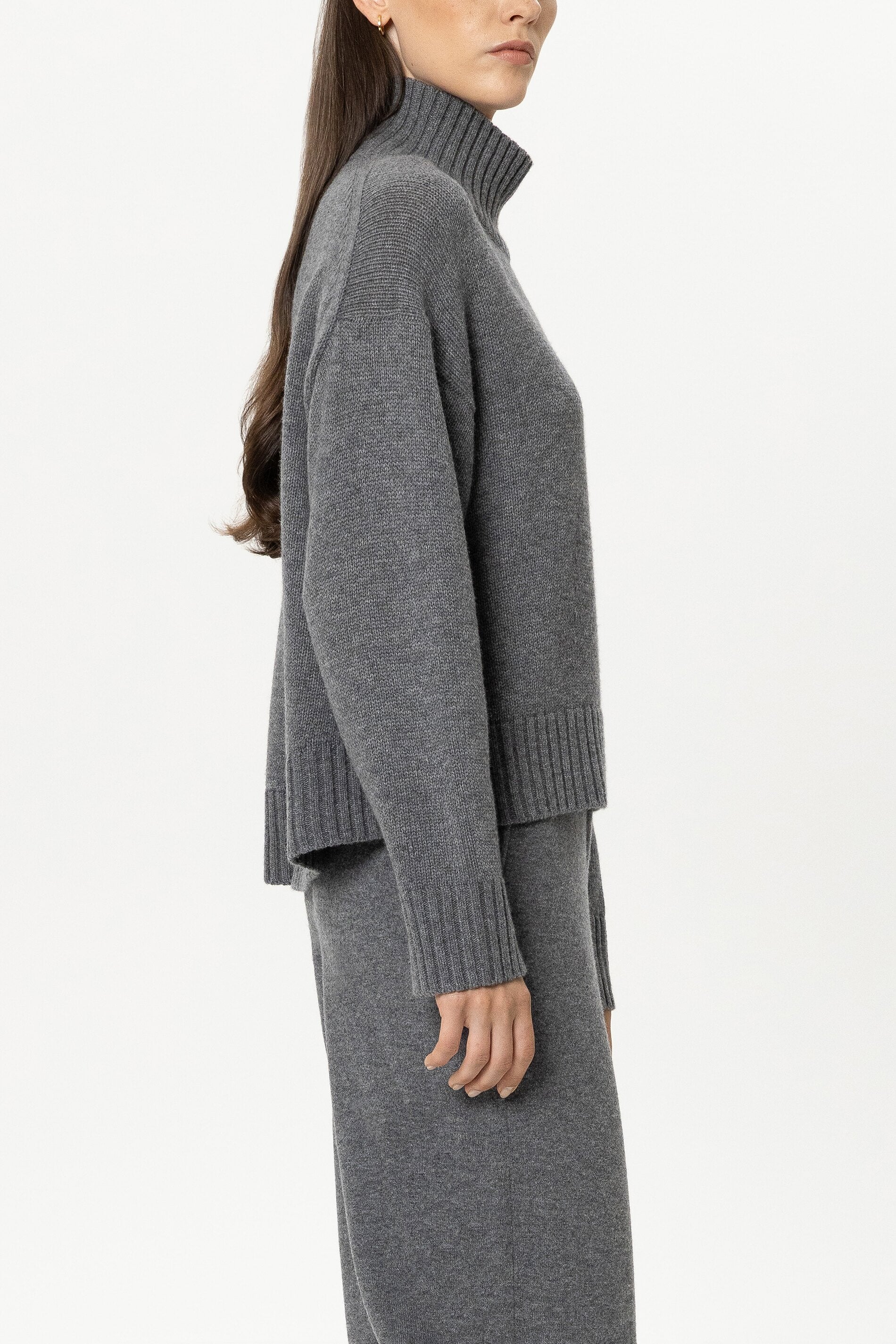 Turtleneck aus Woll-Mix - multi - Standard | Model Seite