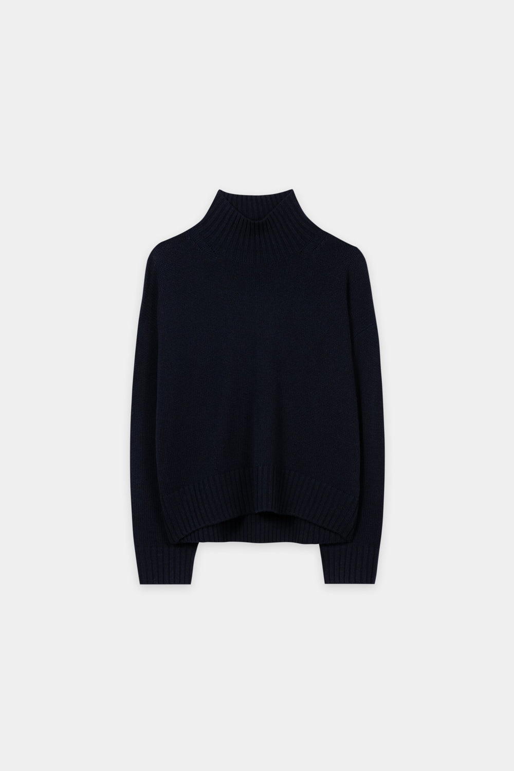Turtleneck aus Woll-Mix - winter navy - Standard