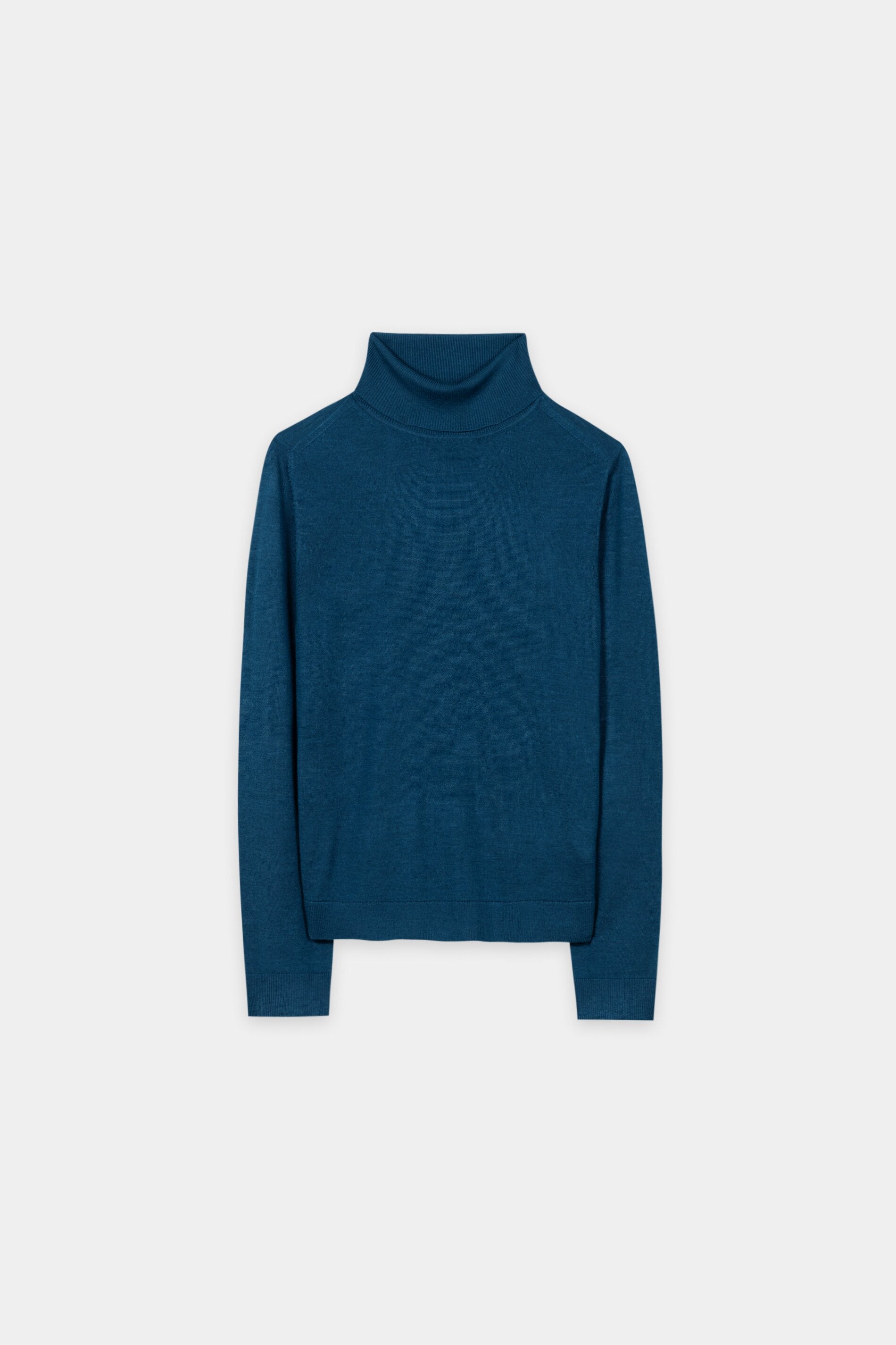 Turtleneck aus Woll-Mix - sapphire - Standard | Artikel Front