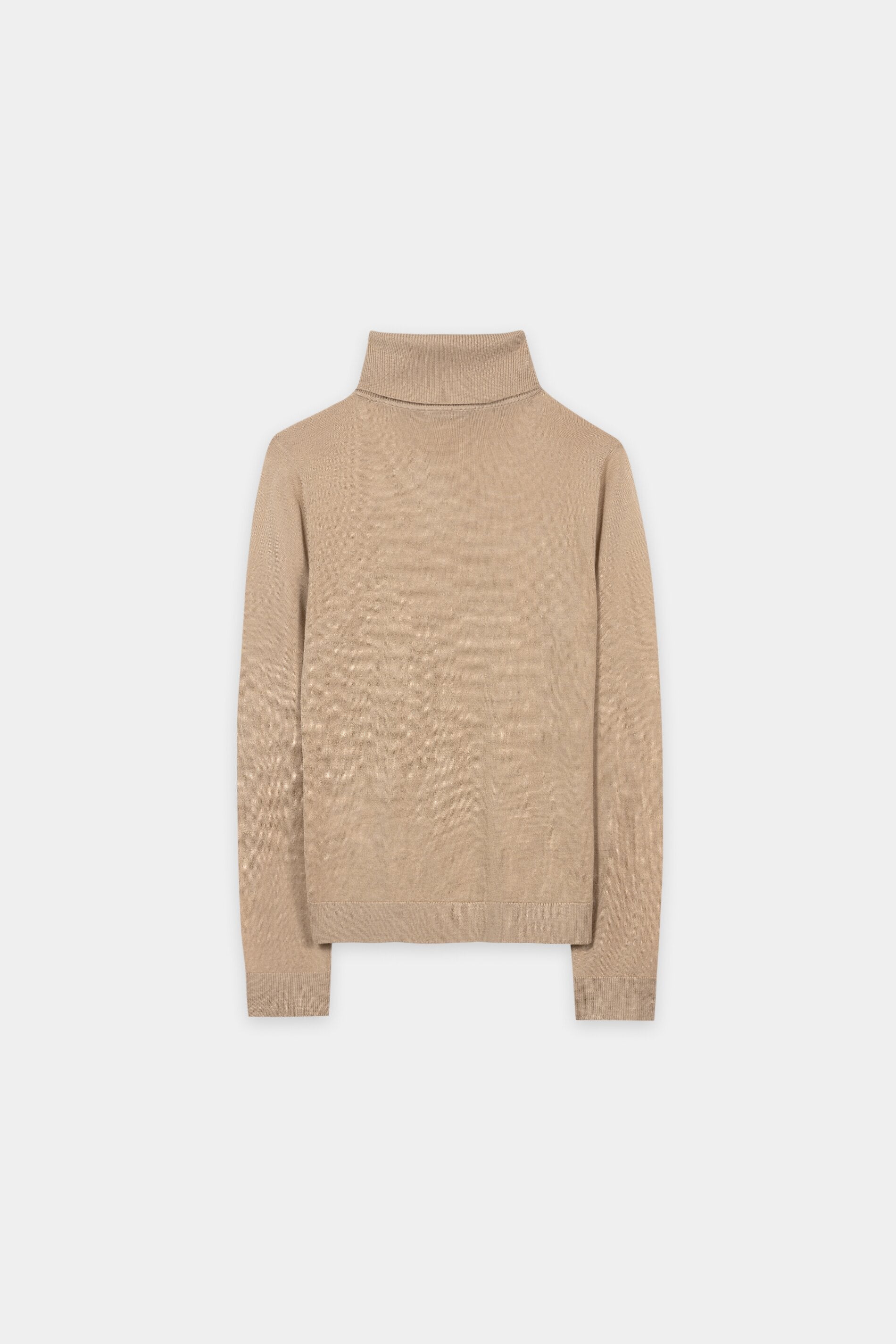Turtleneck aus Woll-Mix - soft caramel - Standard | Artikel Rück