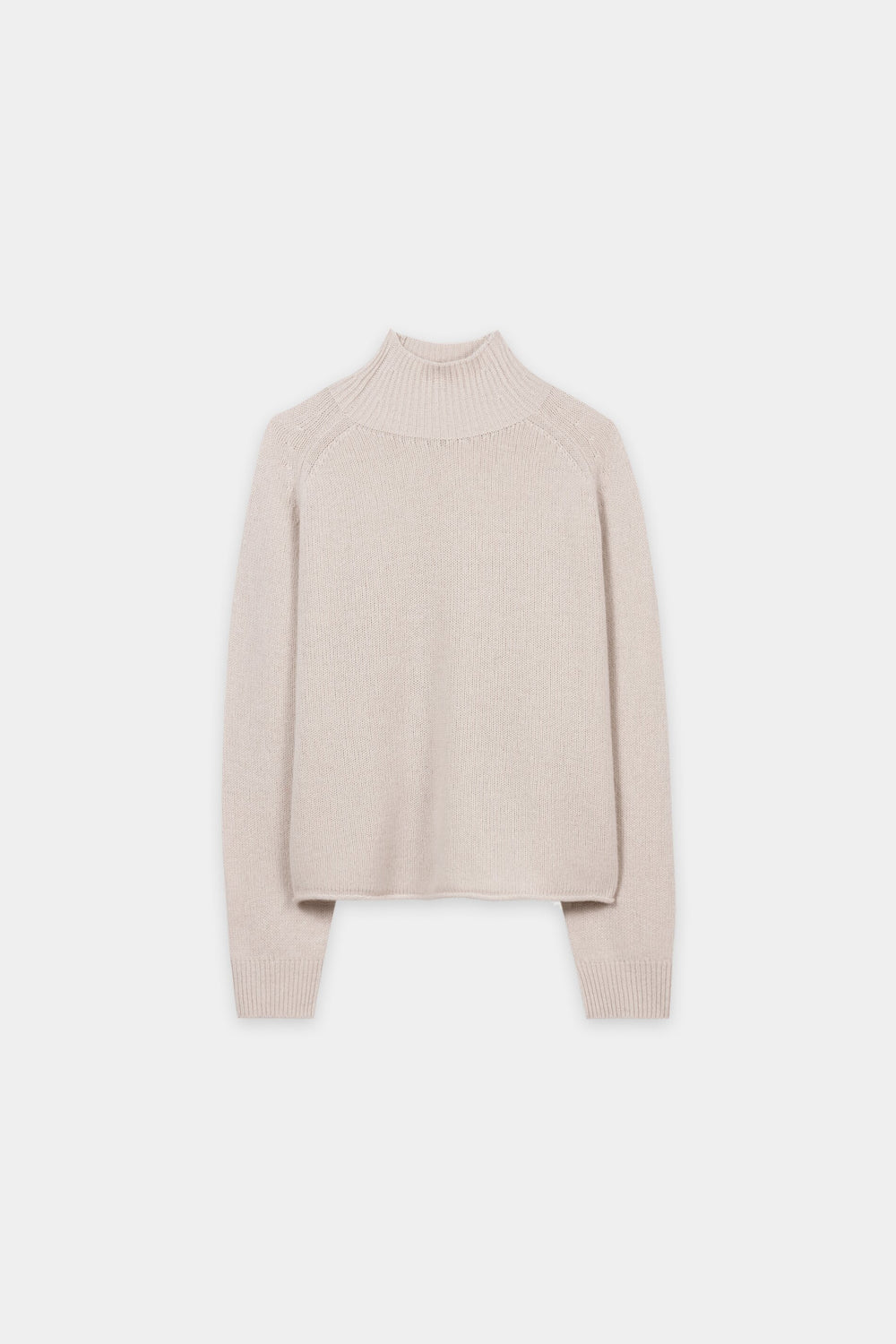 Turtleneck aus Kaschmir-Mix - pearl - Standard