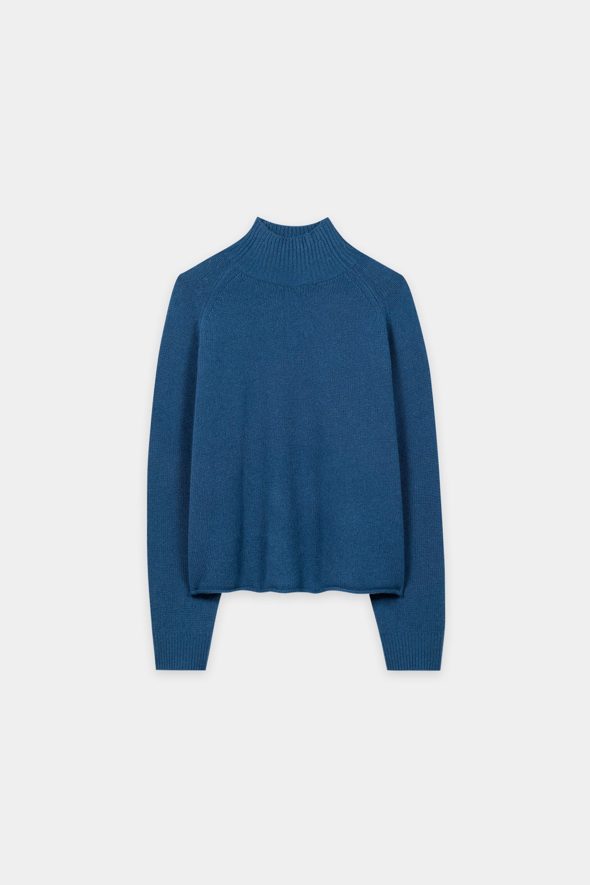 Turtleneck aus Kaschmir-Mix - sapphire - Standard | Artikel Front