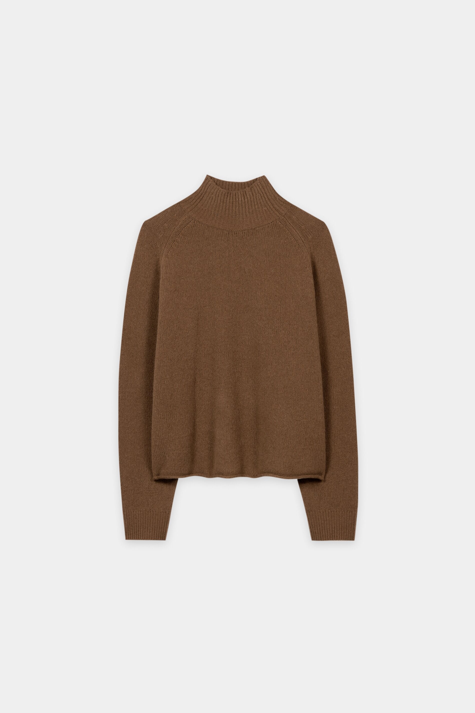 Turtleneck aus Kaschmir-Mix - caramel - Standard | Artikel Front