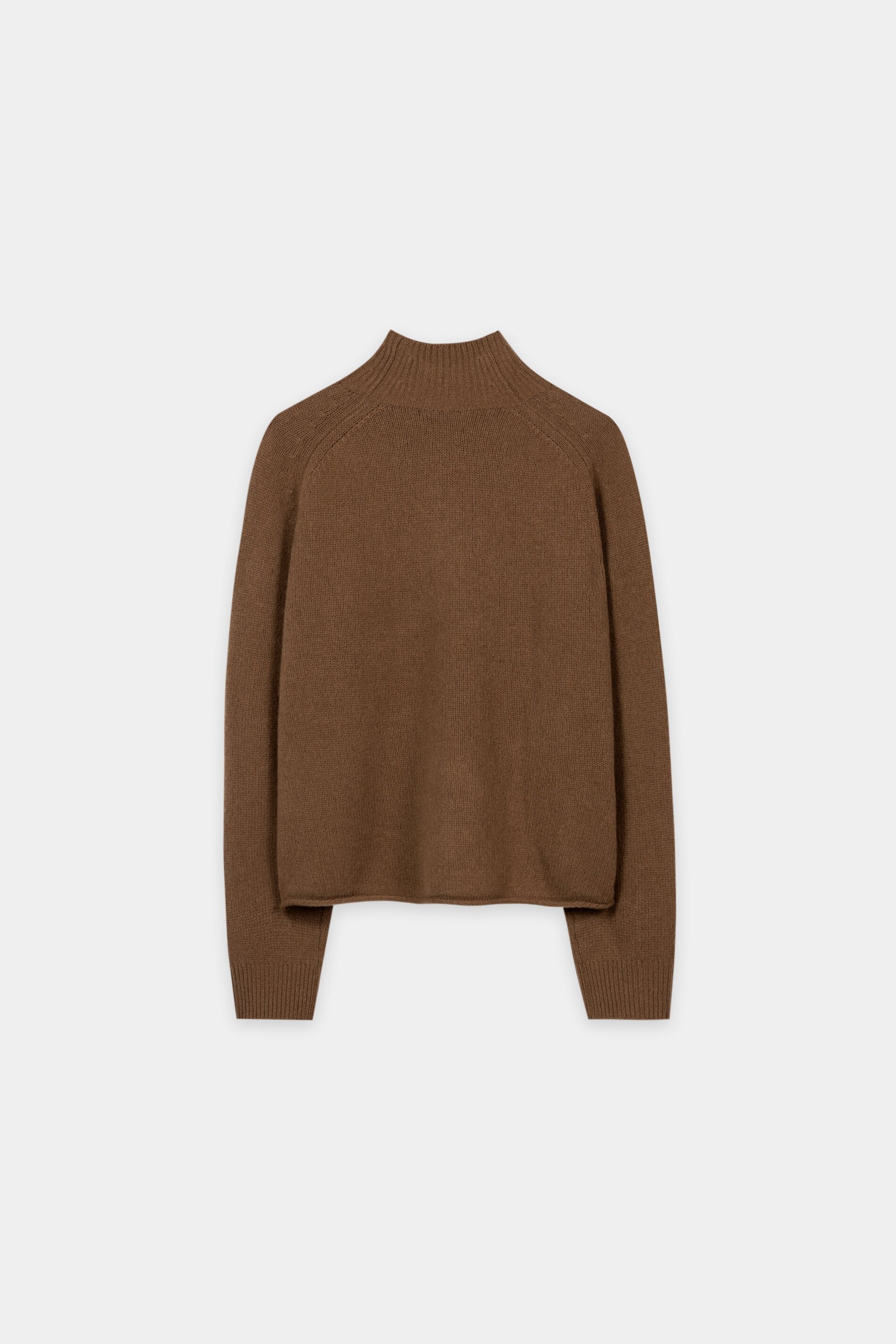 Turtleneck aus Kaschmir-Mix - caramel - Standard | Artikel Rück