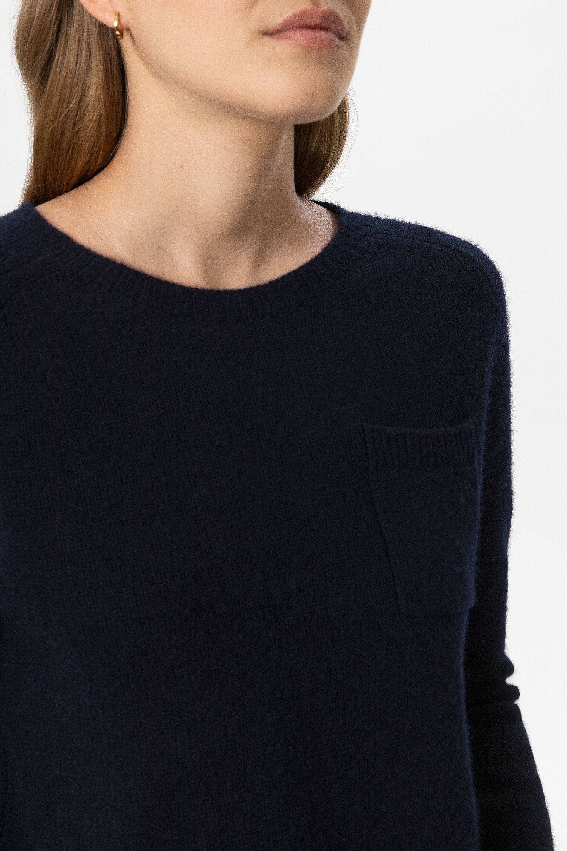 Pullover aus Kaschmir-Mix - winter navy - Standard | Model Detail
