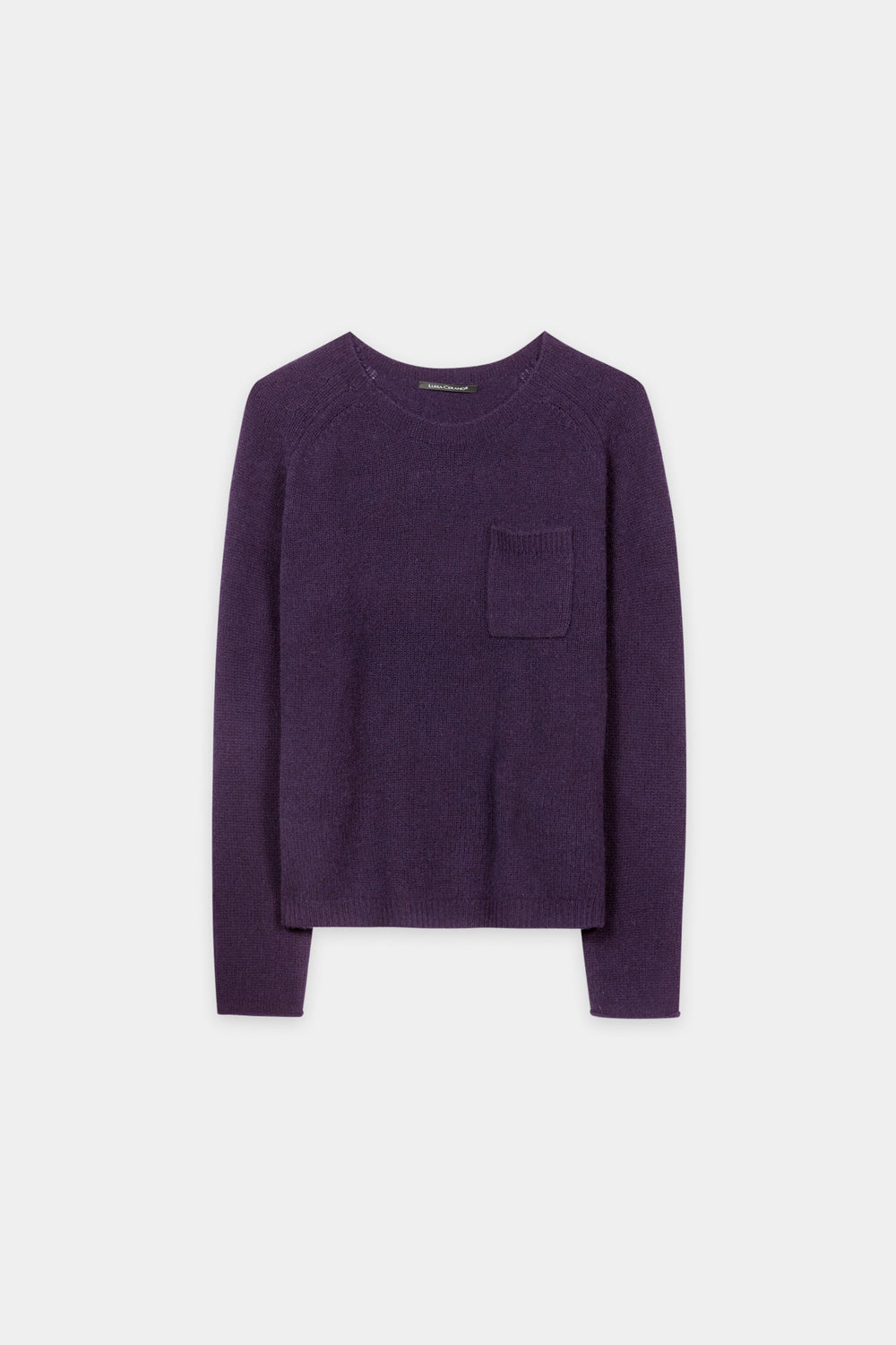 Pullover aus Kaschmir-Mix - plum - Standard