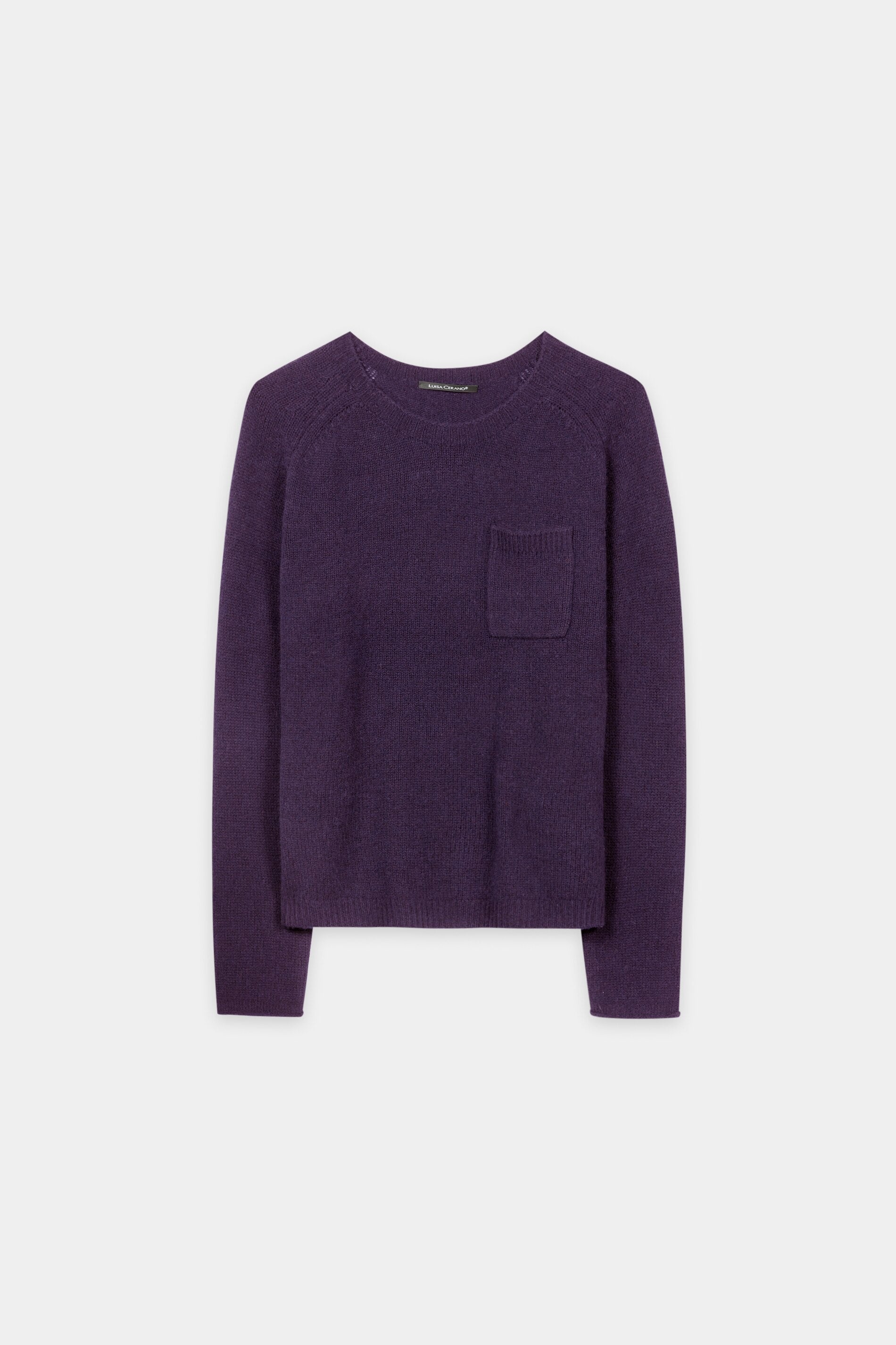 Pullover aus Kaschmir-Mix - plum - Standard | Artikel Front