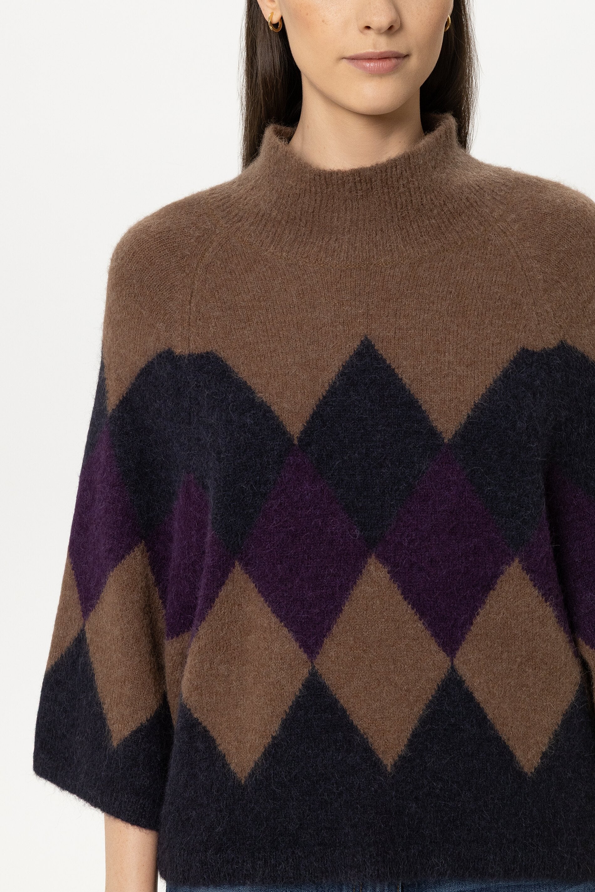Cape-Pullover mit Muster - multi - Standard | Model Detail