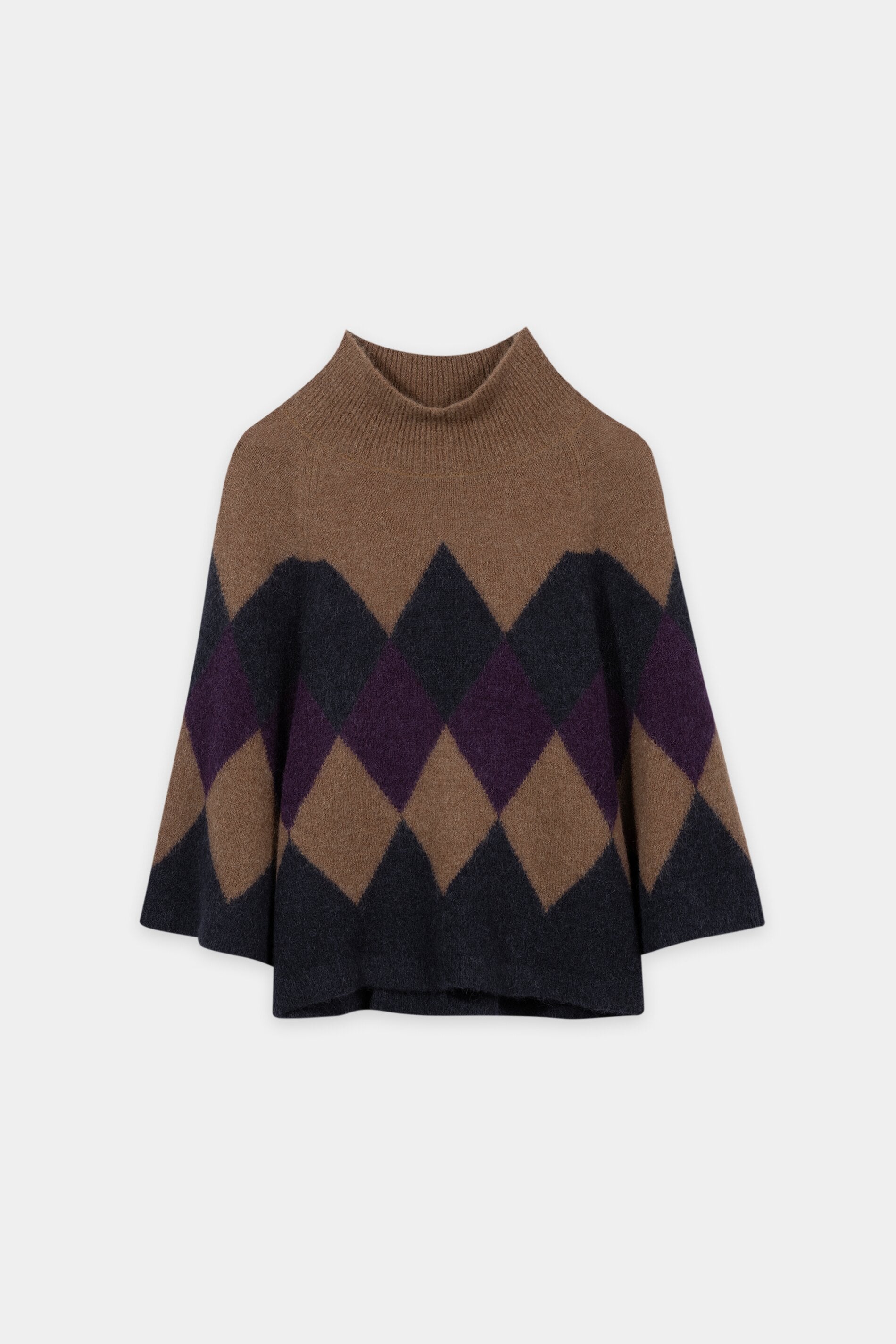 Cape-Pullover mit Muster - multi - Standard | Artikel Front