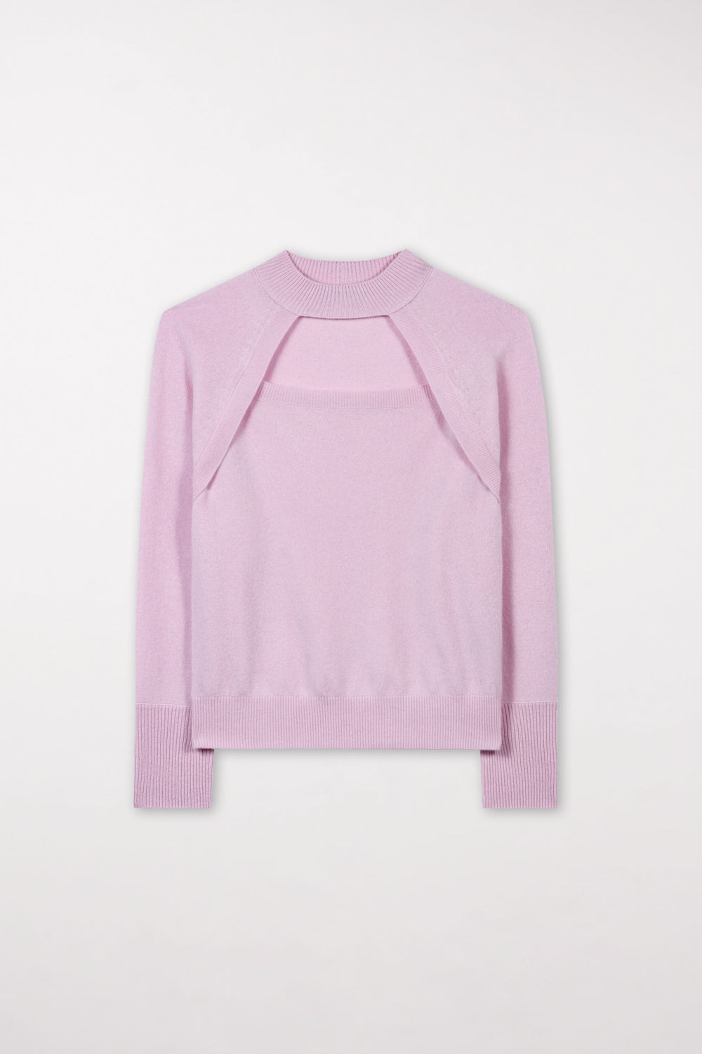 Turtleneck aus Kaschmir-Mix - faded lavender - Standard