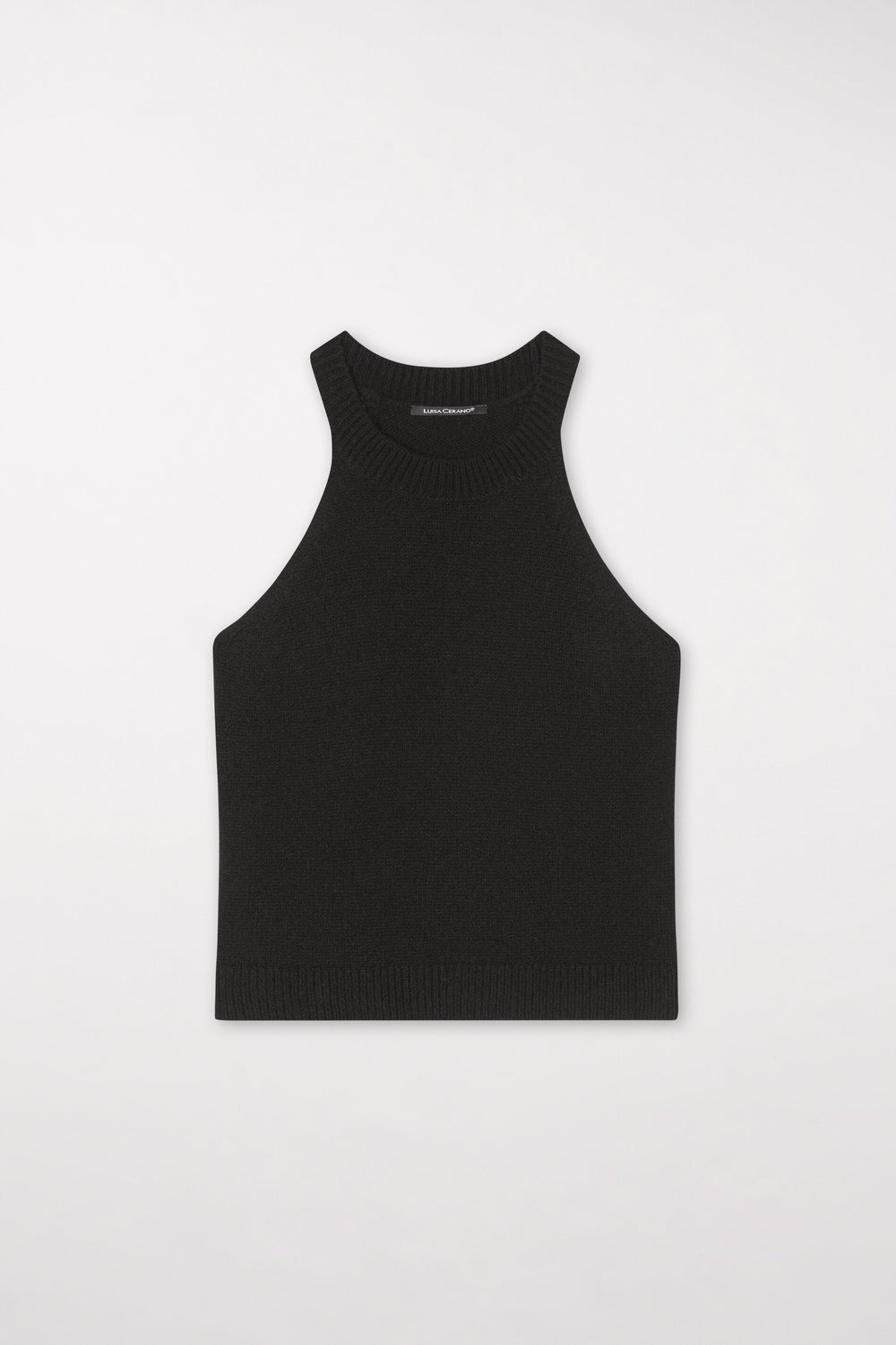 Halterneck-Top - deep black - Standard